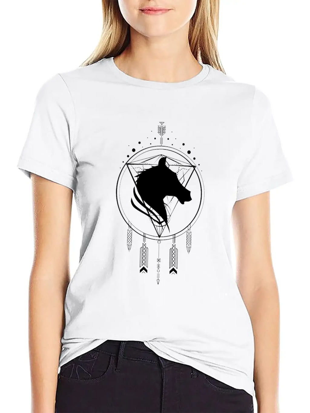 Horse Power Animal Unisex Casual T-Shirt – Clean Design For Daily Comfort