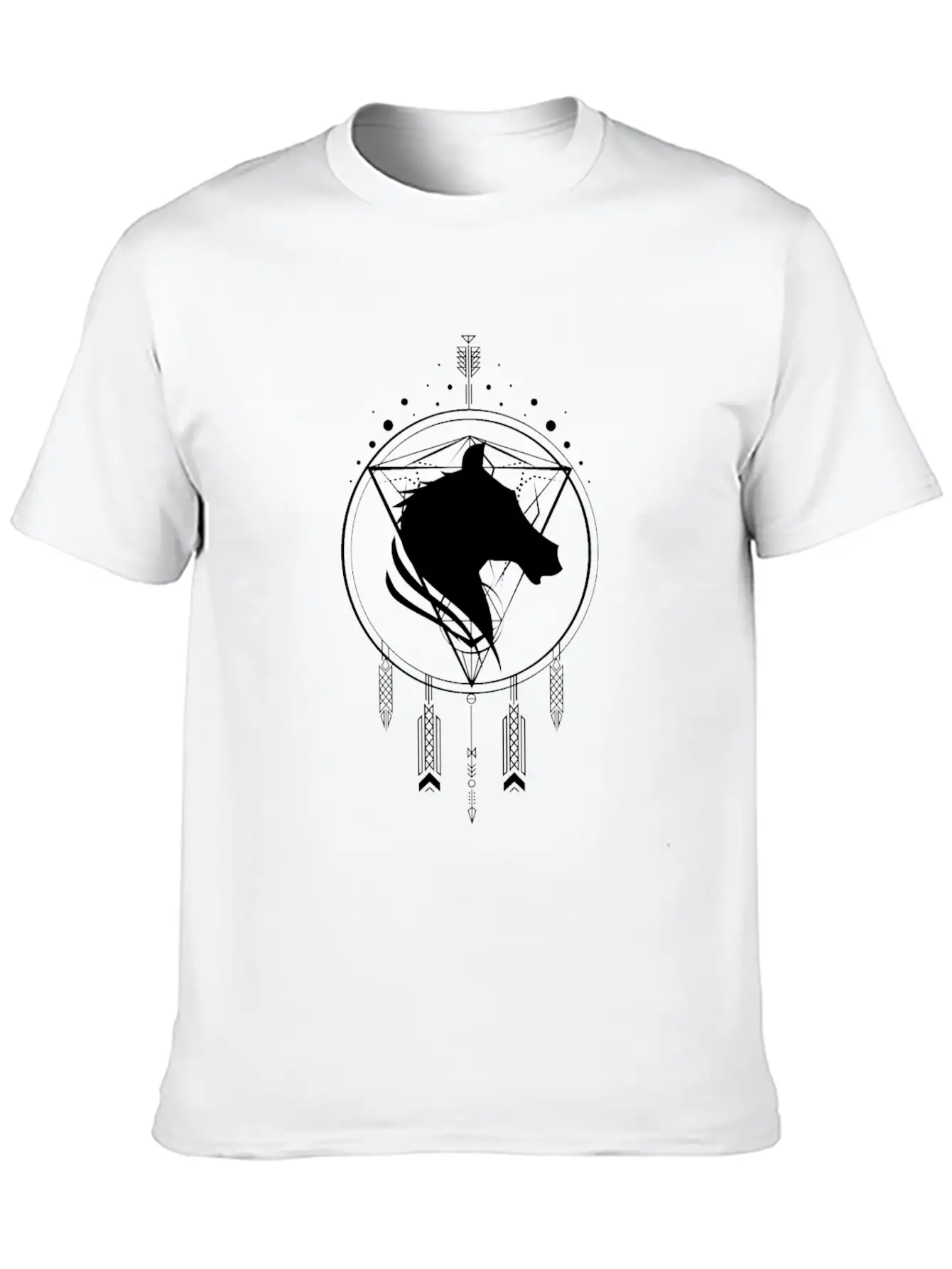 Horse Power Animal Unisex Casual T-Shirt – Clean Design For Daily Comfort