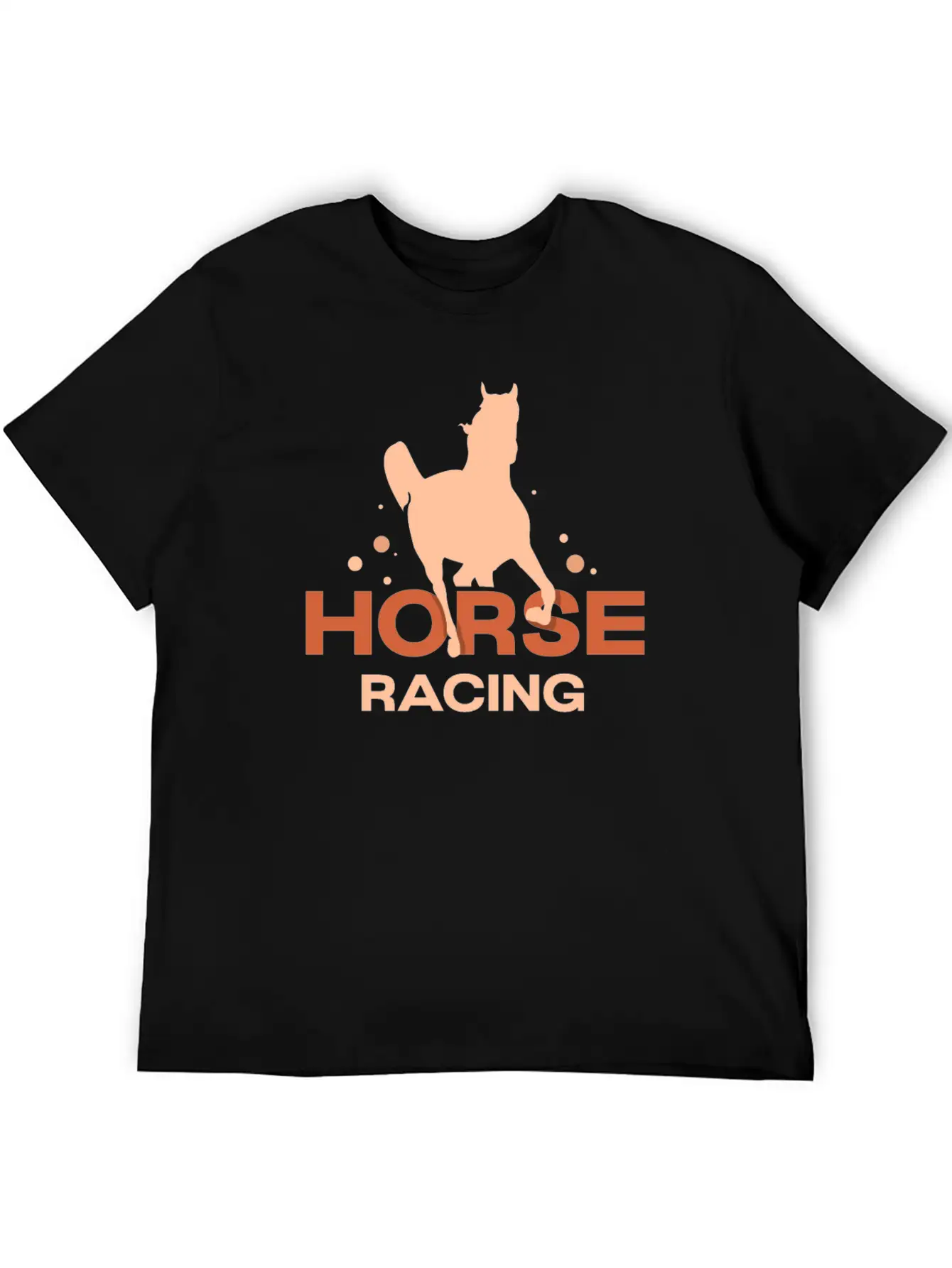 Horse Racing Race Horses Racer Casual Graphic T-Shirt – Simple And Comfortable Daily Wear