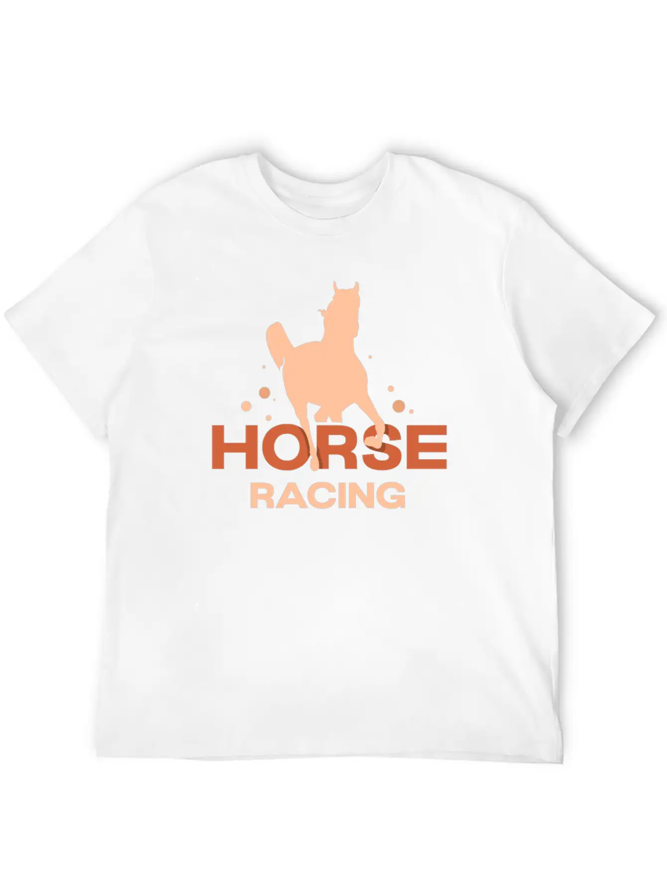 Horse Racing Race Horses Racer Casual Graphic T-Shirt – Simple And Comfortable Daily Wear