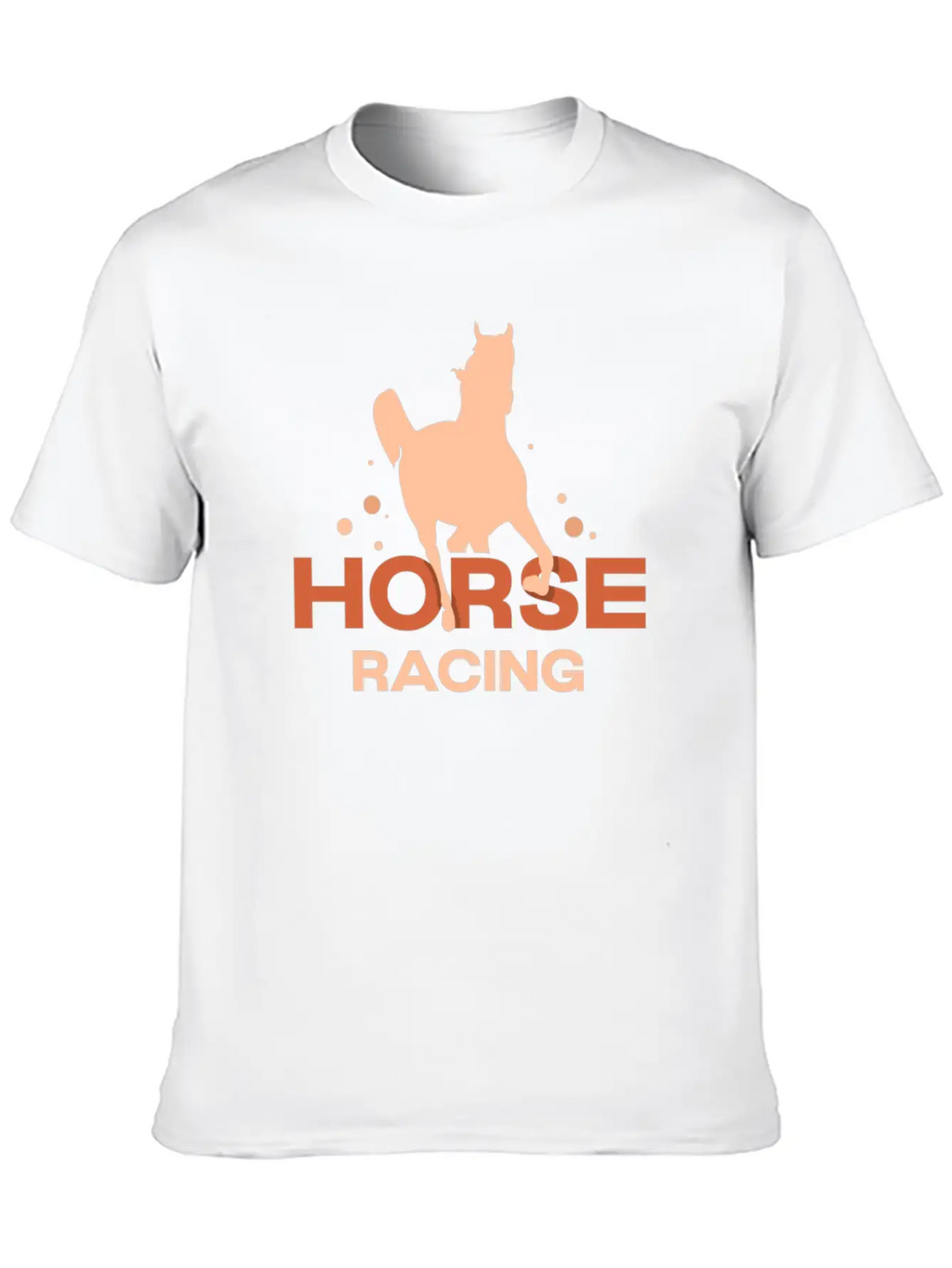 Horse Racing Race Horses Racer Casual Graphic T-Shirt – Simple And Comfortable Daily Wear