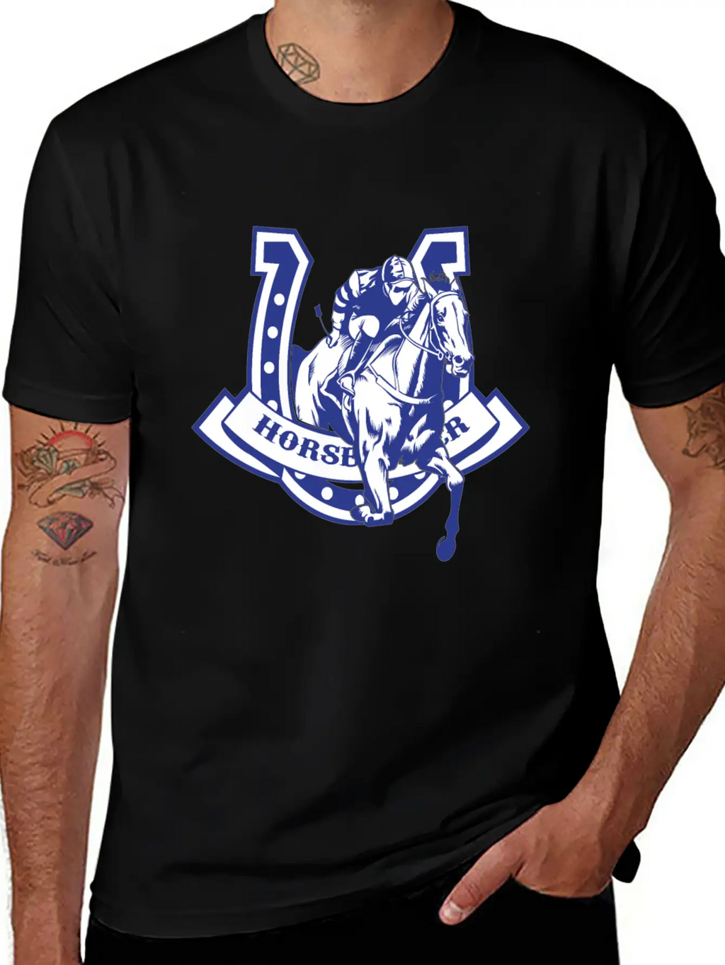 HORSE RAIDE Breathable Graphic T-Shirt – Perfect For Casual Days