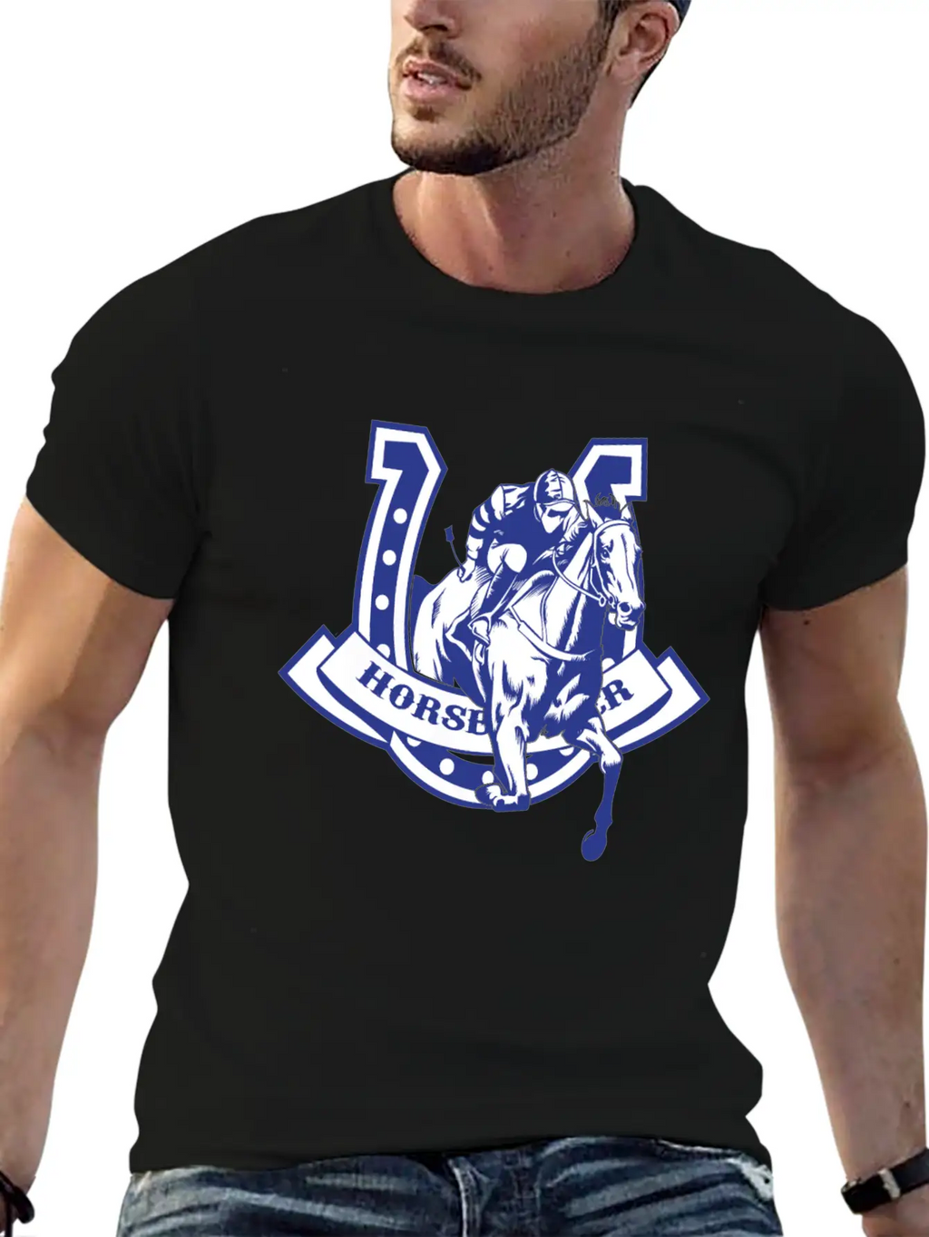 HORSE RAIDE Breathable Graphic T-Shirt – Perfect For Casual Days