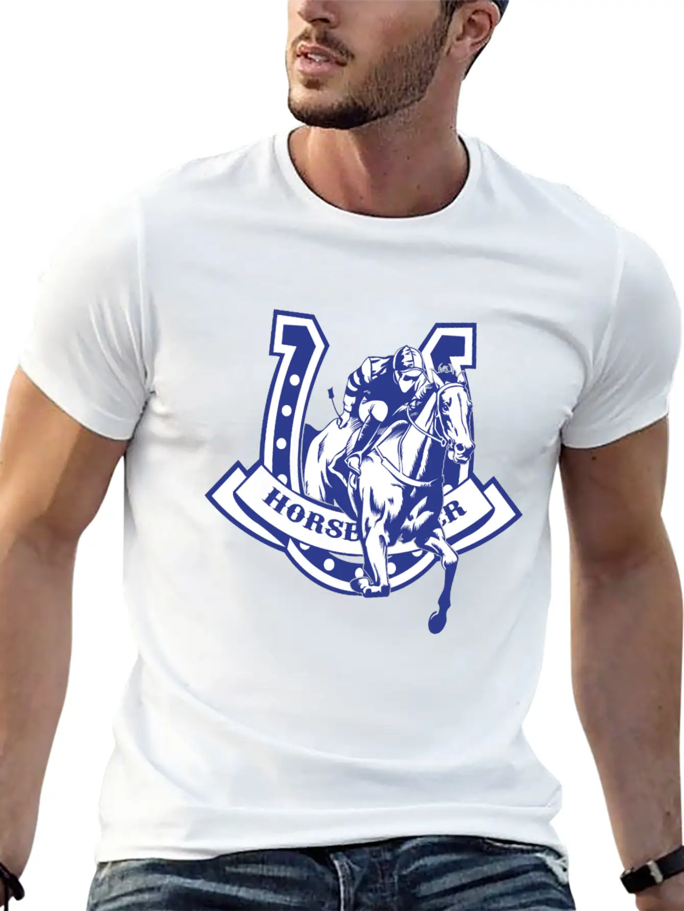 HORSE RAIDE Breathable Graphic T-Shirt – Perfect For Casual Days