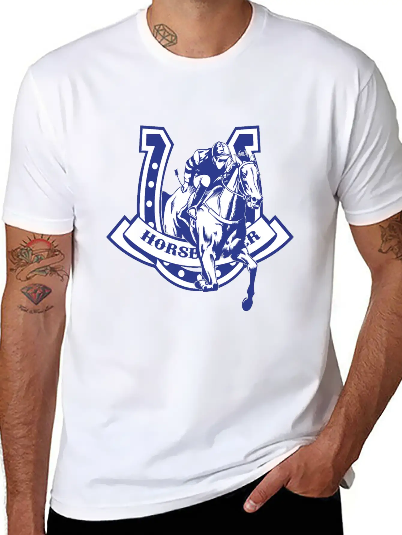 HORSE RAIDE Breathable Graphic T-Shirt – Perfect For Casual Days