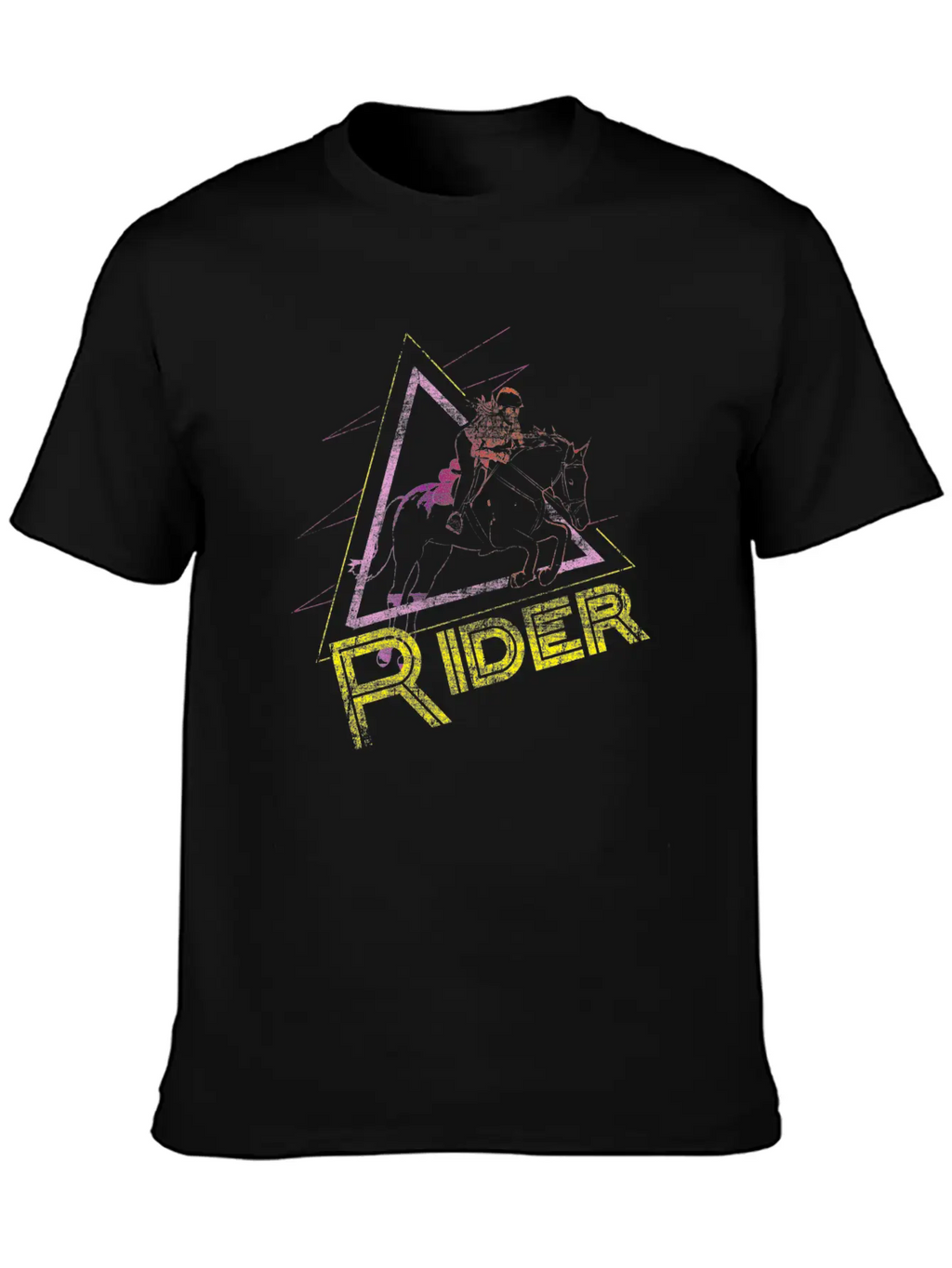 Horse Rider Stylish Everyday T-Shirt – Unisex Basic Cotton Tee