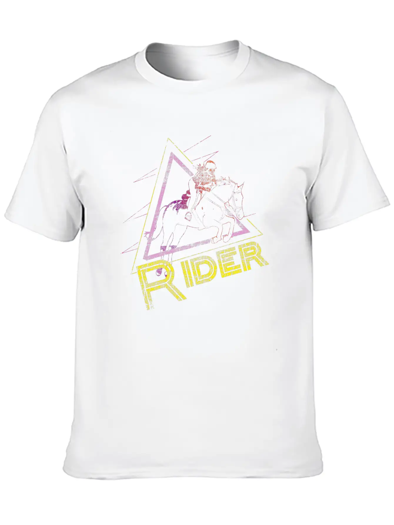 Horse Rider Stylish Everyday T-Shirt – Unisex Basic Cotton Tee