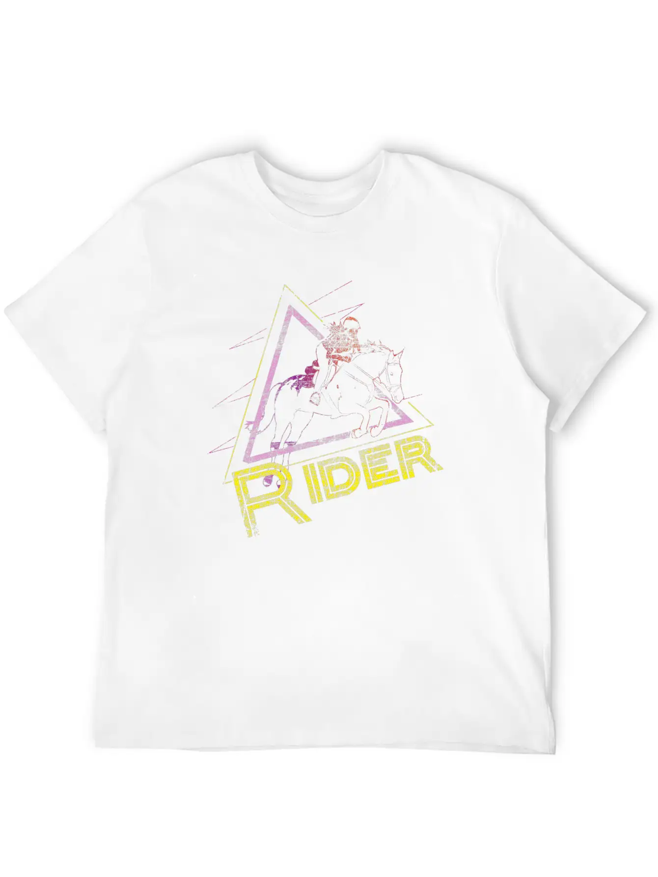 Horse Rider Stylish Everyday T-Shirt – Unisex Basic Cotton Tee