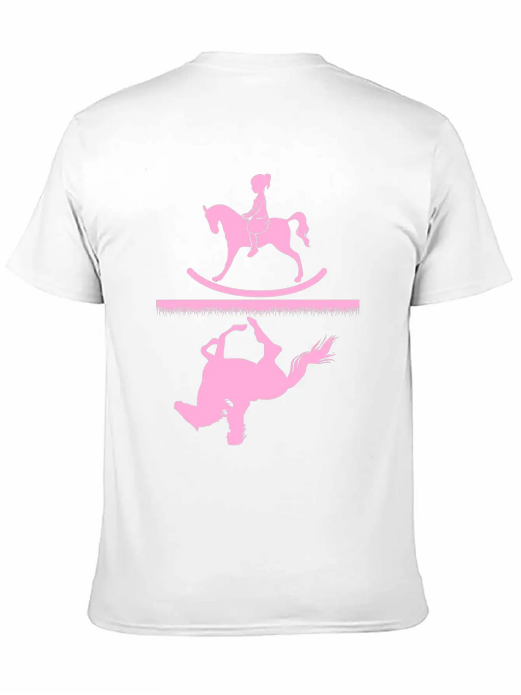 Horse Riding Girl Unisex Casual T-Shirt – Clean Design For Daily Comfort