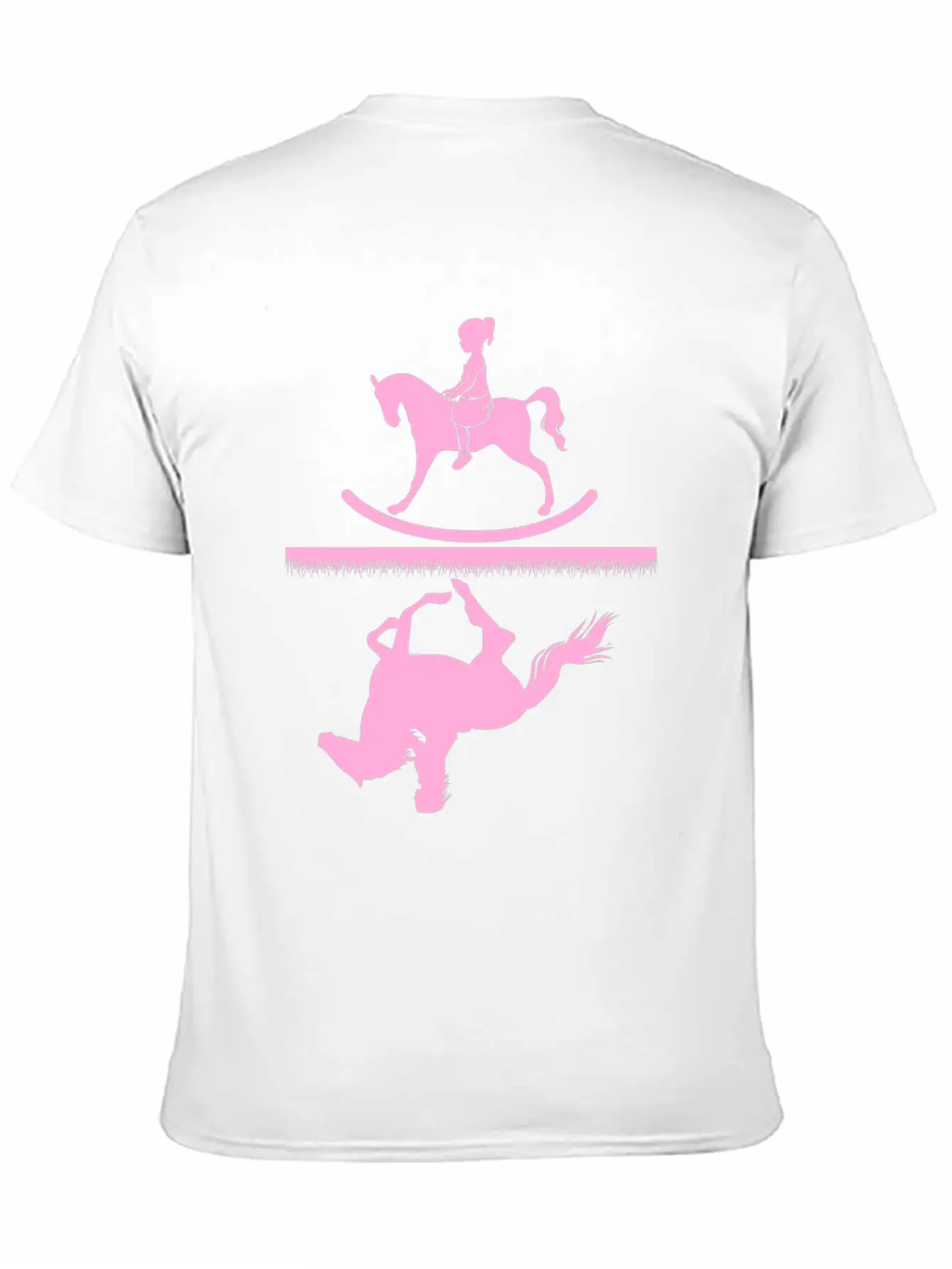Horse Riding Girl Unisex Casual T-Shirt – Clean Design For Daily Comfort