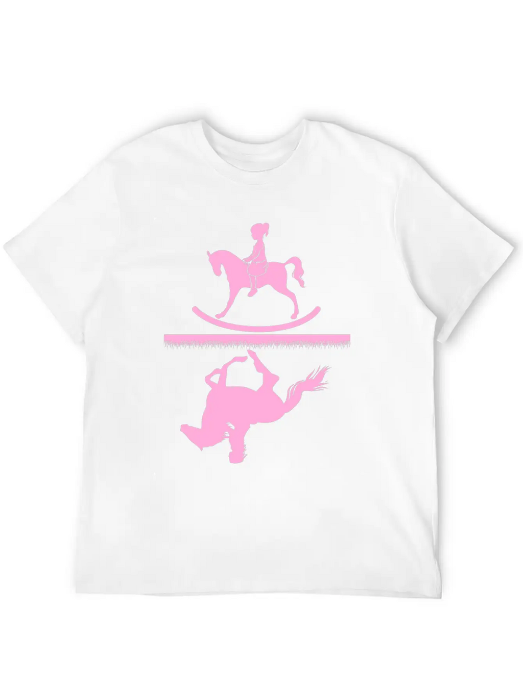 Horse Riding Girl Unisex Casual T-Shirt – Clean Design For Daily Comfort