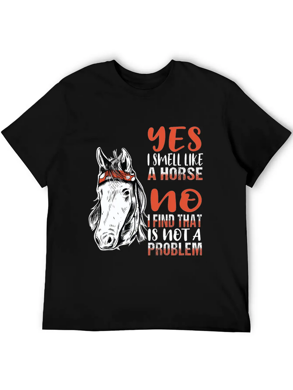 Horse Riding Horses Smell Scent Stylish Everyday T-Shirt – Unisex Basic Cotton Tee