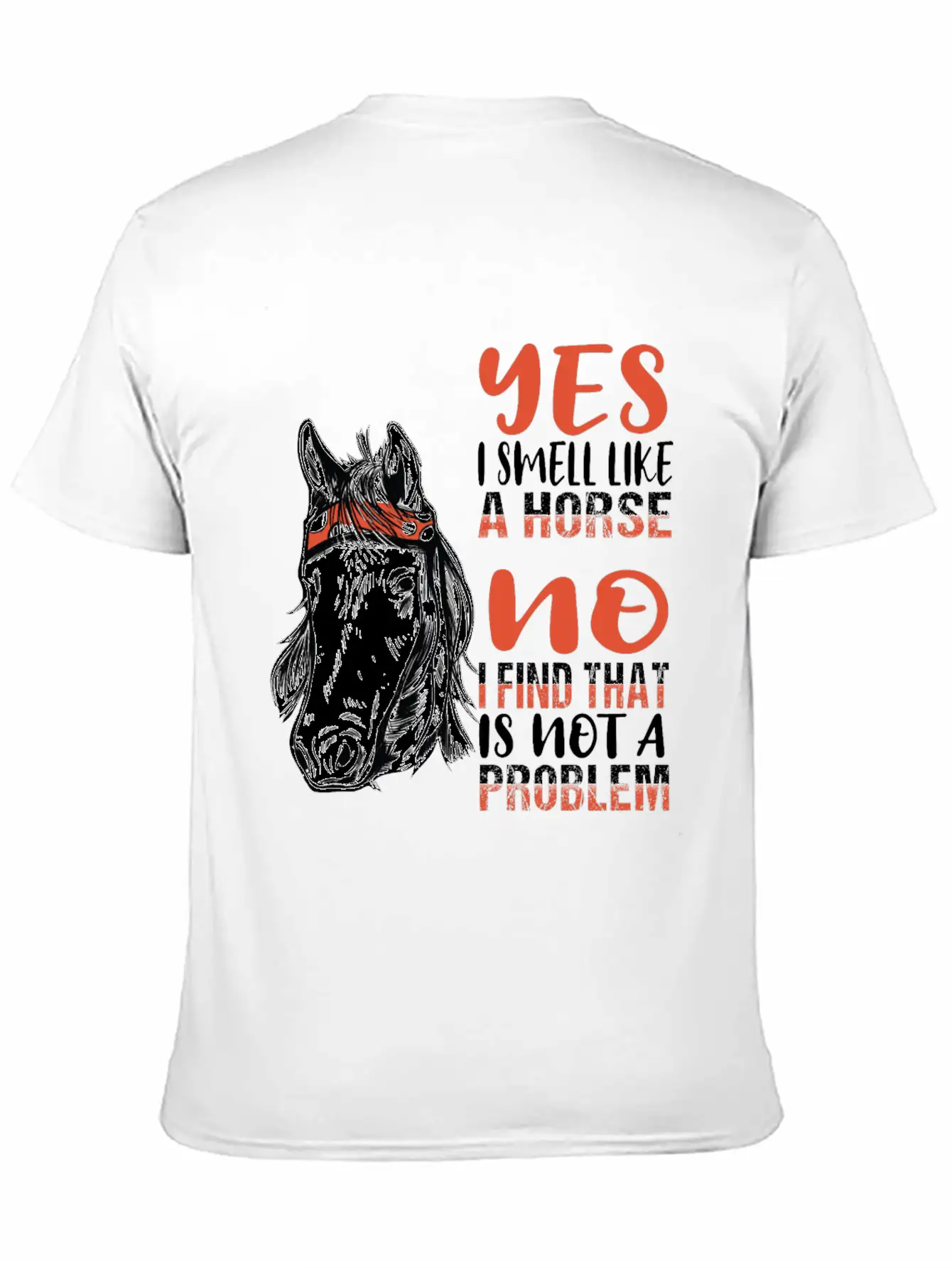 Horse Riding Horses Smell Scent Stylish Everyday T-Shirt – Unisex Basic Cotton Tee
