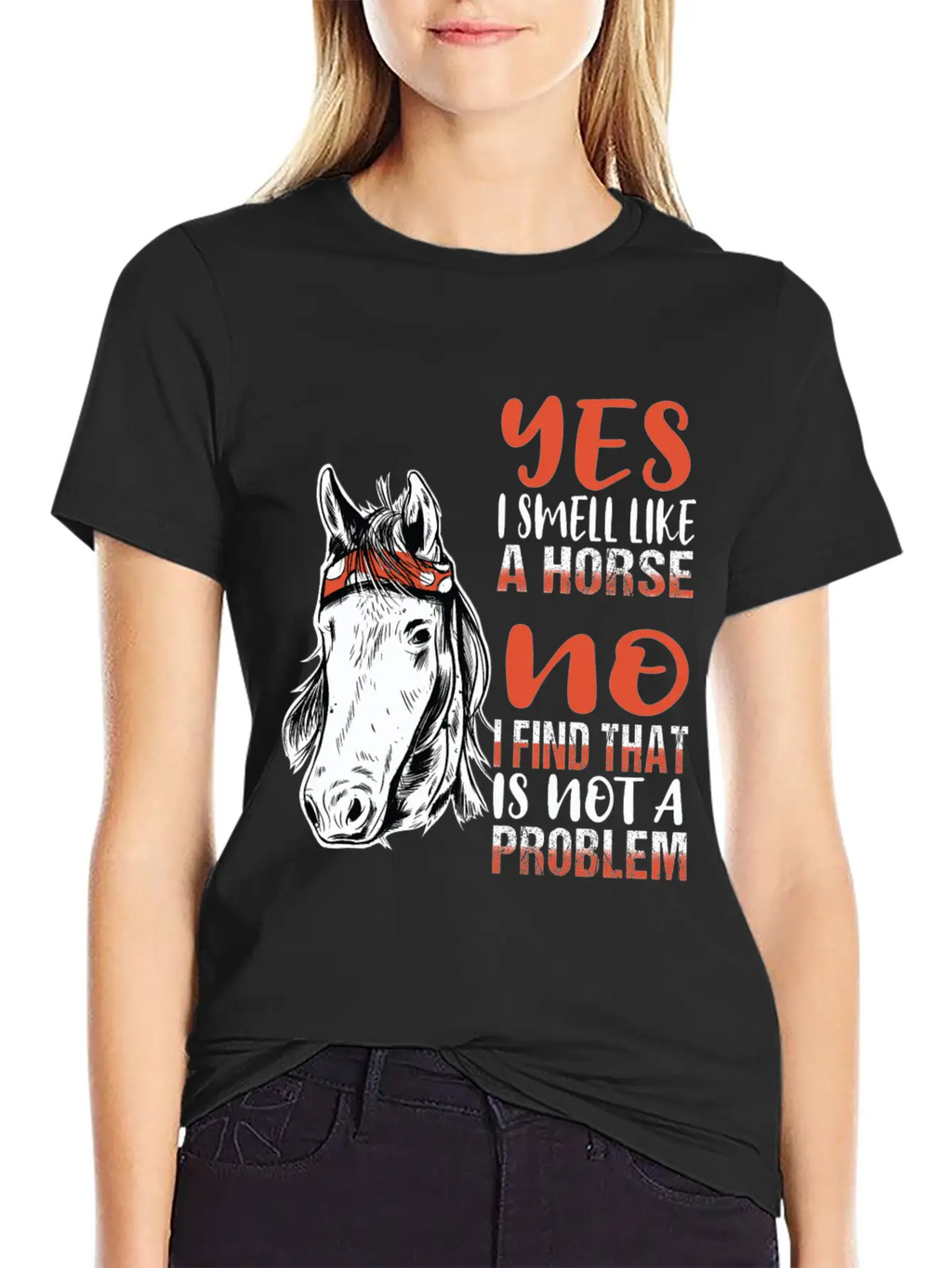 Horse Riding Horses Smell Scent Stylish Everyday T-Shirt – Unisex Basic Cotton Tee