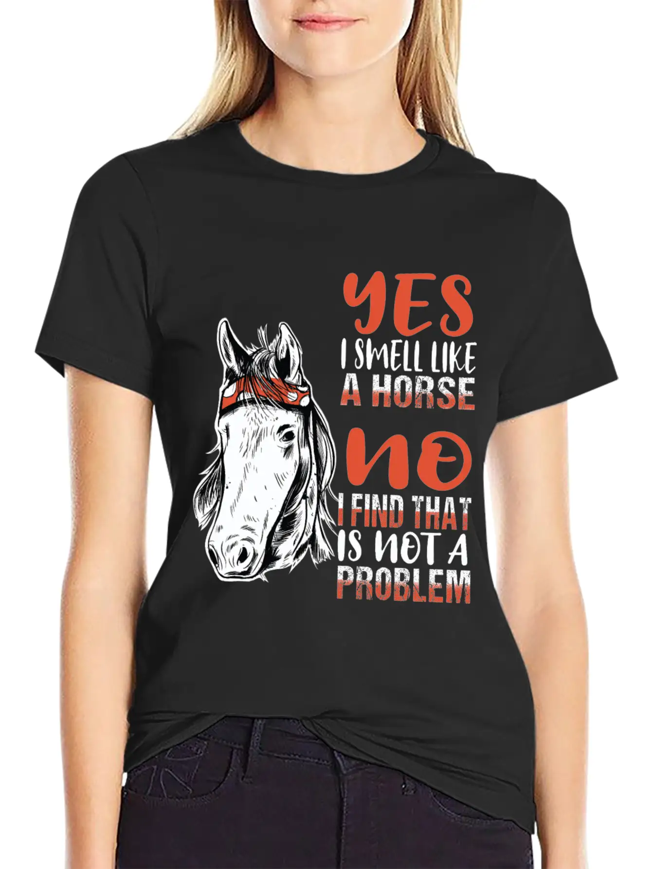 Horse Riding Horses Smell Scent Stylish Everyday T-Shirt – Unisex Basic Cotton Tee