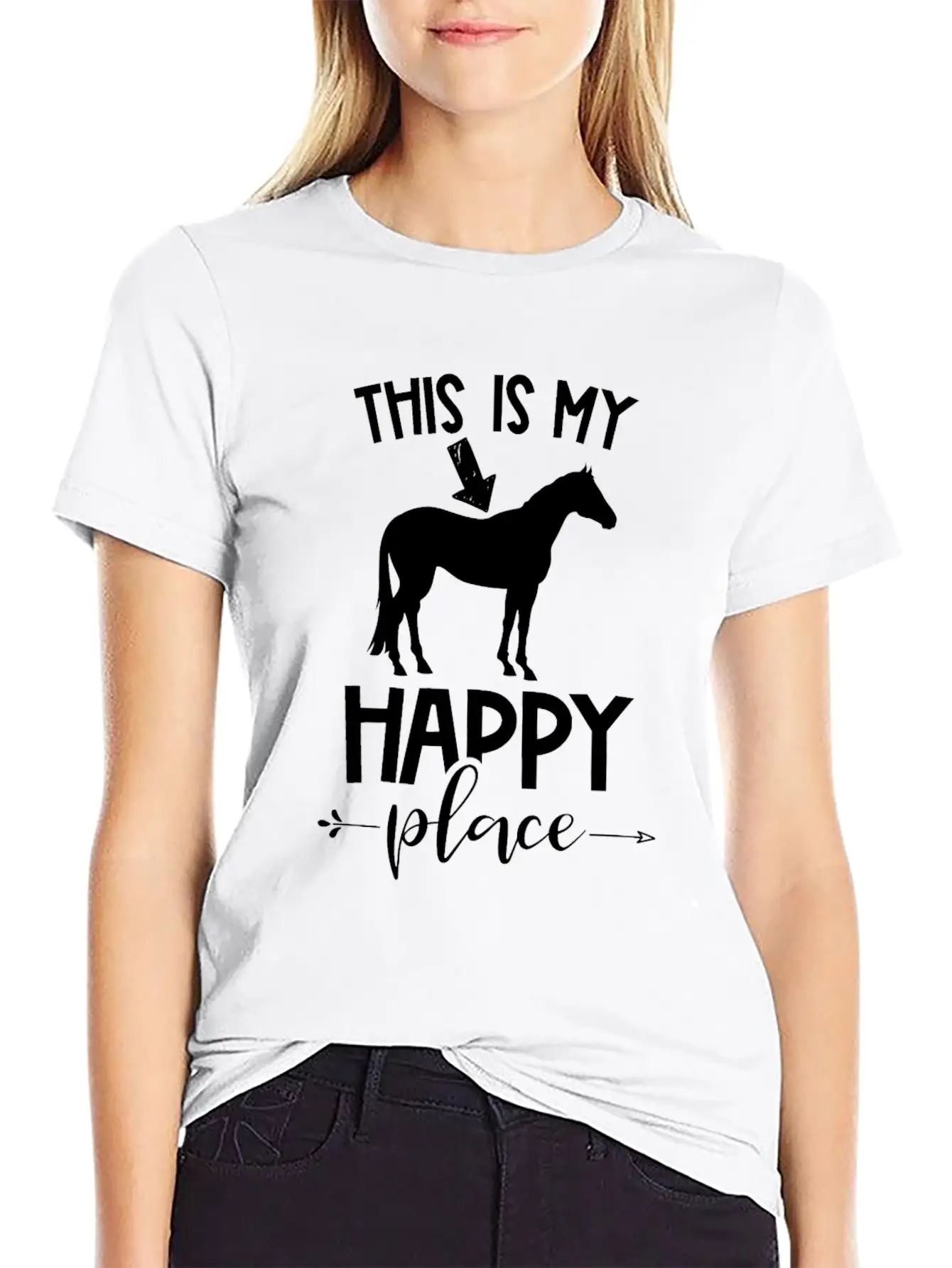 Horse Riding Unisex Short Sleeve Soft Cotton T-Shirt – Casual Everyday Wear