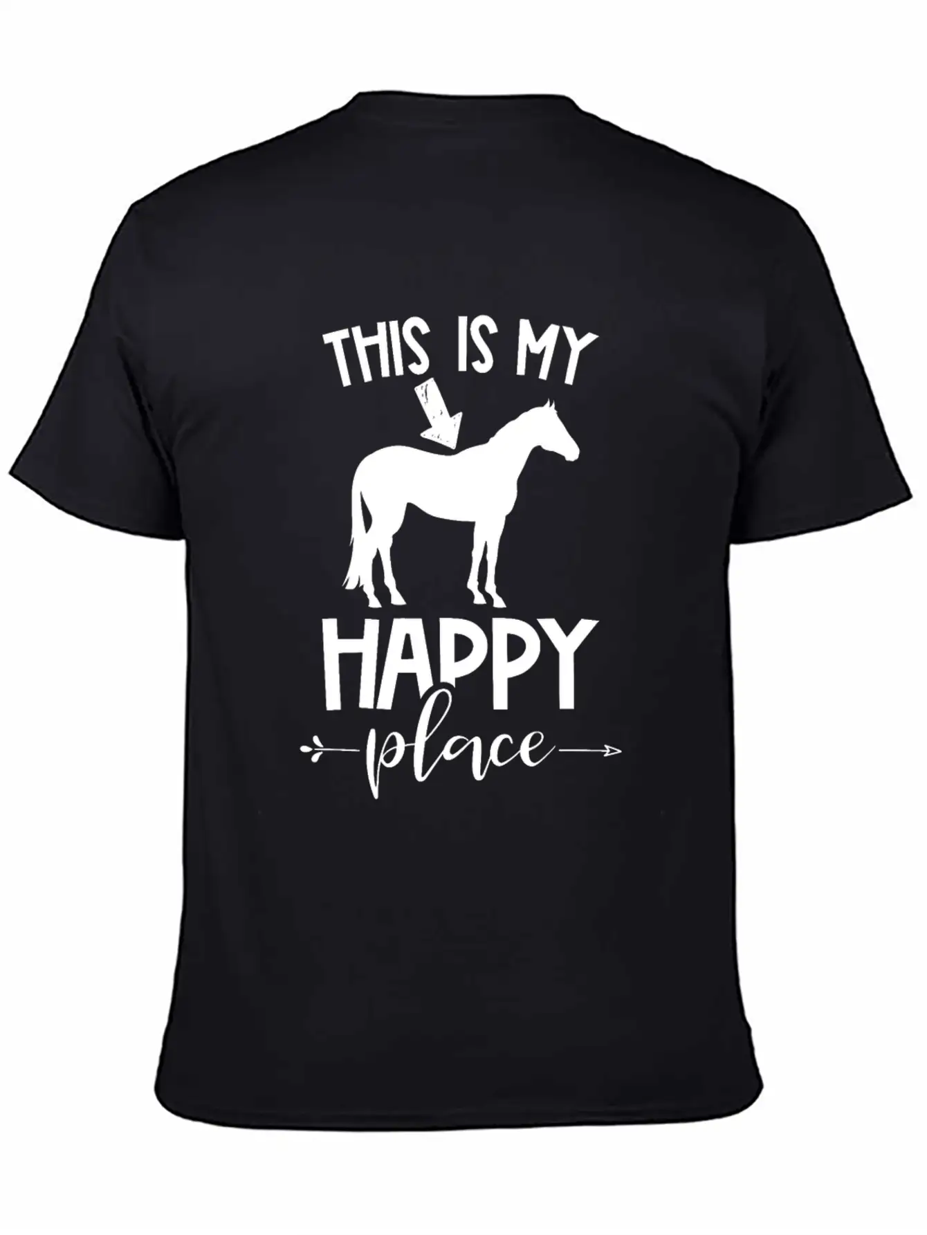Horse Riding Unisex Short Sleeve Soft Cotton T-Shirt – Casual Everyday Wear