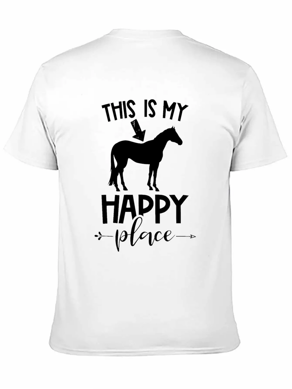 Horse Riding Unisex Short Sleeve Soft Cotton T-Shirt – Casual Everyday Wear