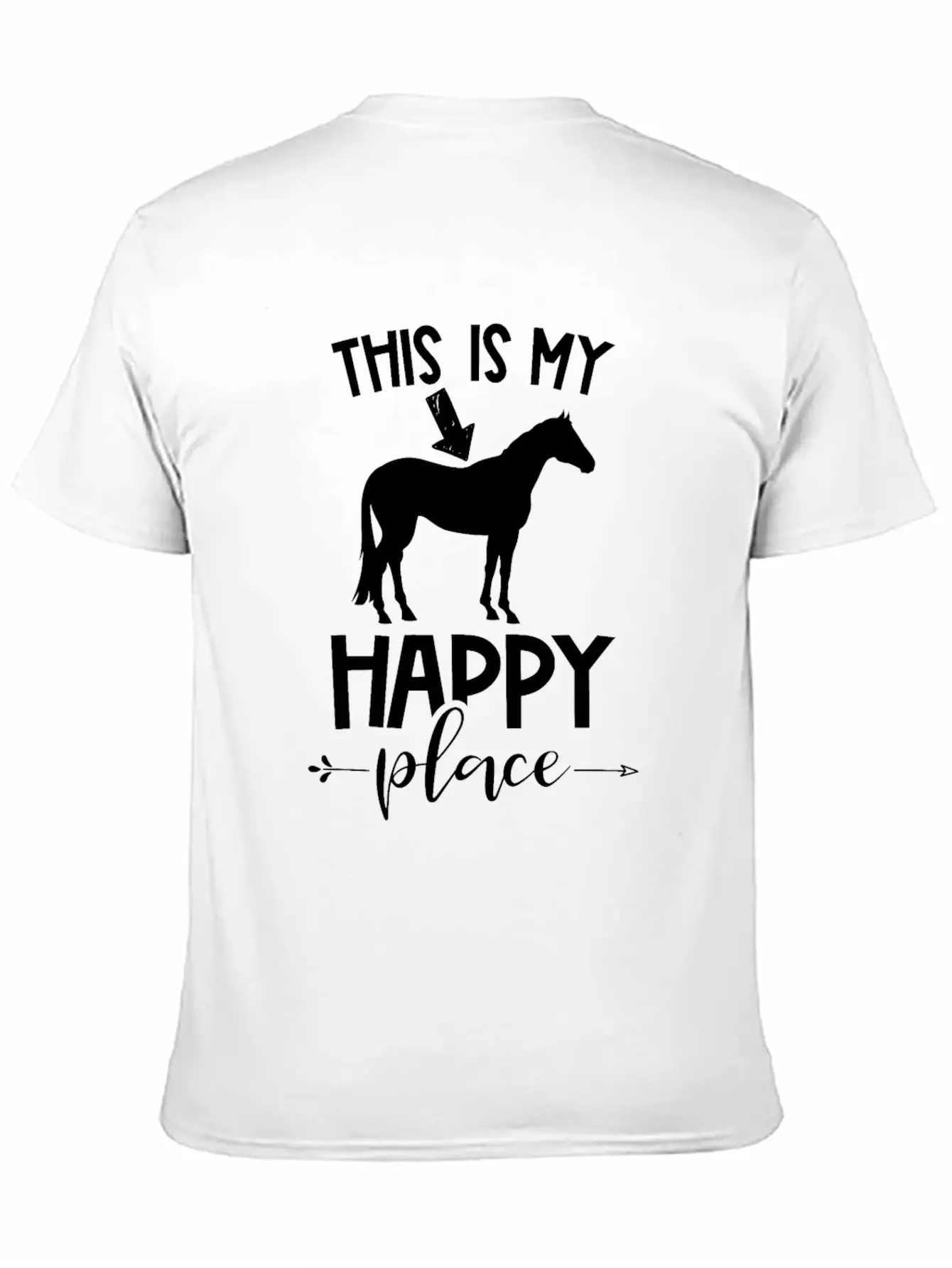Horse Riding Unisex Short Sleeve Soft Cotton T-Shirt – Casual Everyday Wear