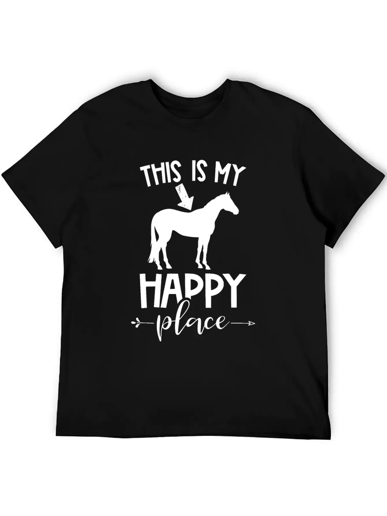 Horse Riding Unisex Short Sleeve Soft Cotton T-Shirt – Casual Everyday Wear