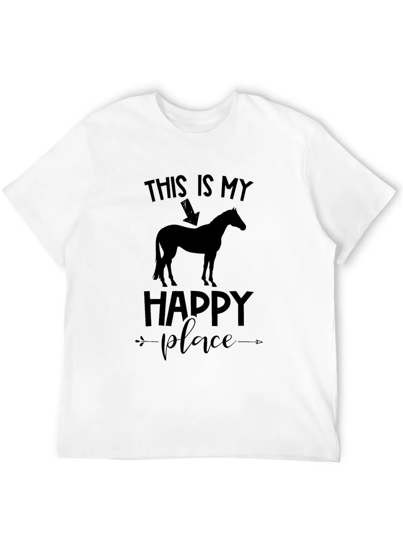 Horse Riding Unisex Short Sleeve Soft Cotton T-Shirt – Casual Everyday Wear