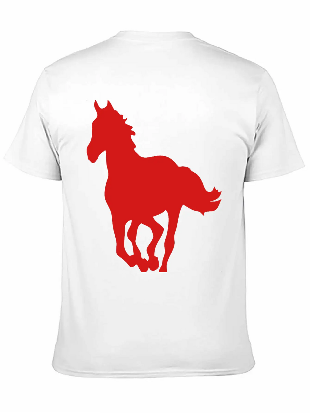 Horse Shade Shadow Figure 8 Unisex Casual T-Shirt – Clean Design For Daily Comfort