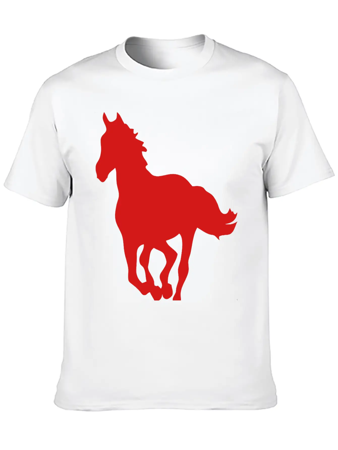 Horse Shade Shadow Figure 8 Unisex Casual T-Shirt – Clean Design For Daily Comfort