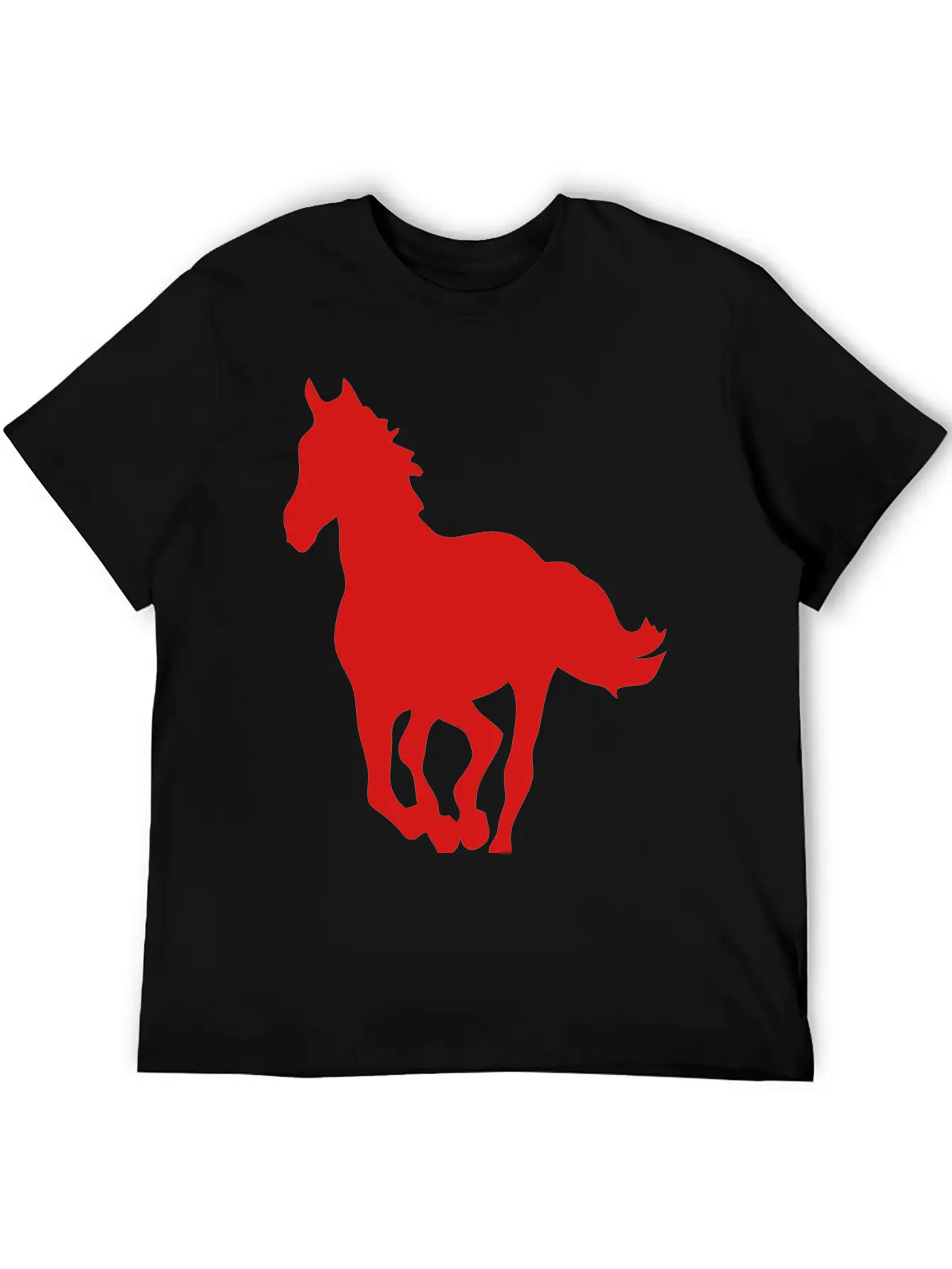 Horse Shade Shadow Figure 8 Unisex Casual T-Shirt – Clean Design For Daily Comfort