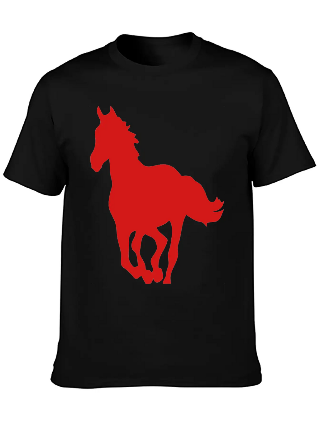 Horse Shade Shadow Figure 8 Unisex Casual T-Shirt – Clean Design For Daily Comfort