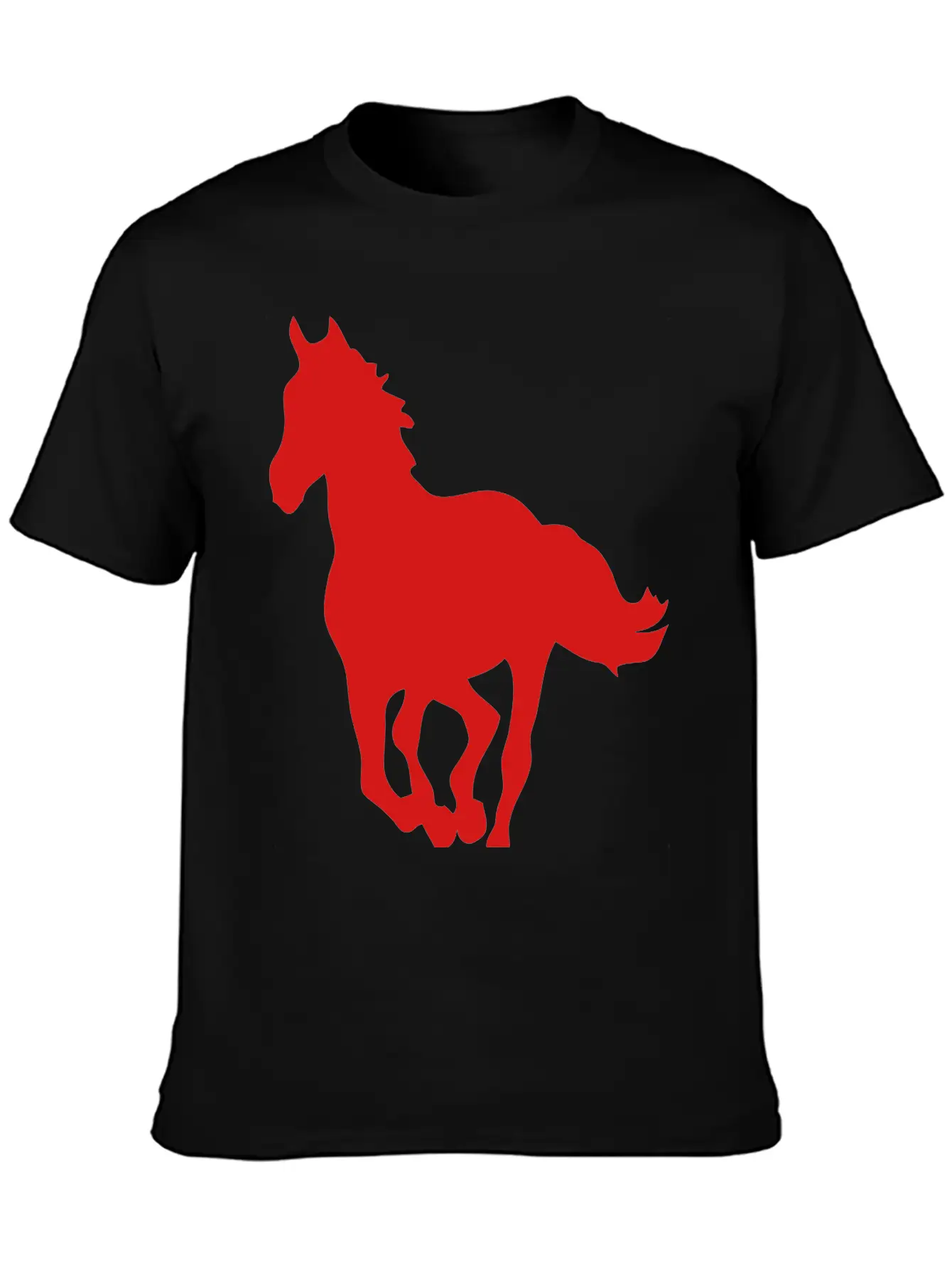 Horse Shade Shadow Figure 8 Unisex Casual T-Shirt – Clean Design For Daily Comfort