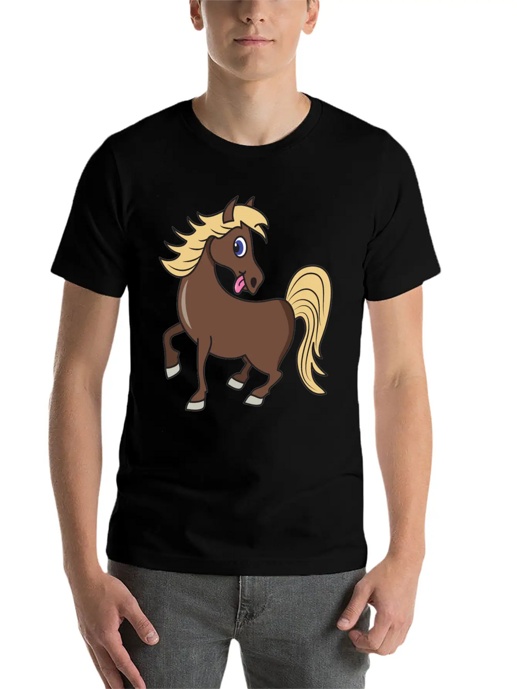 Horse Stylish Everyday T-Shirt – Unisex Basic Cotton Tee