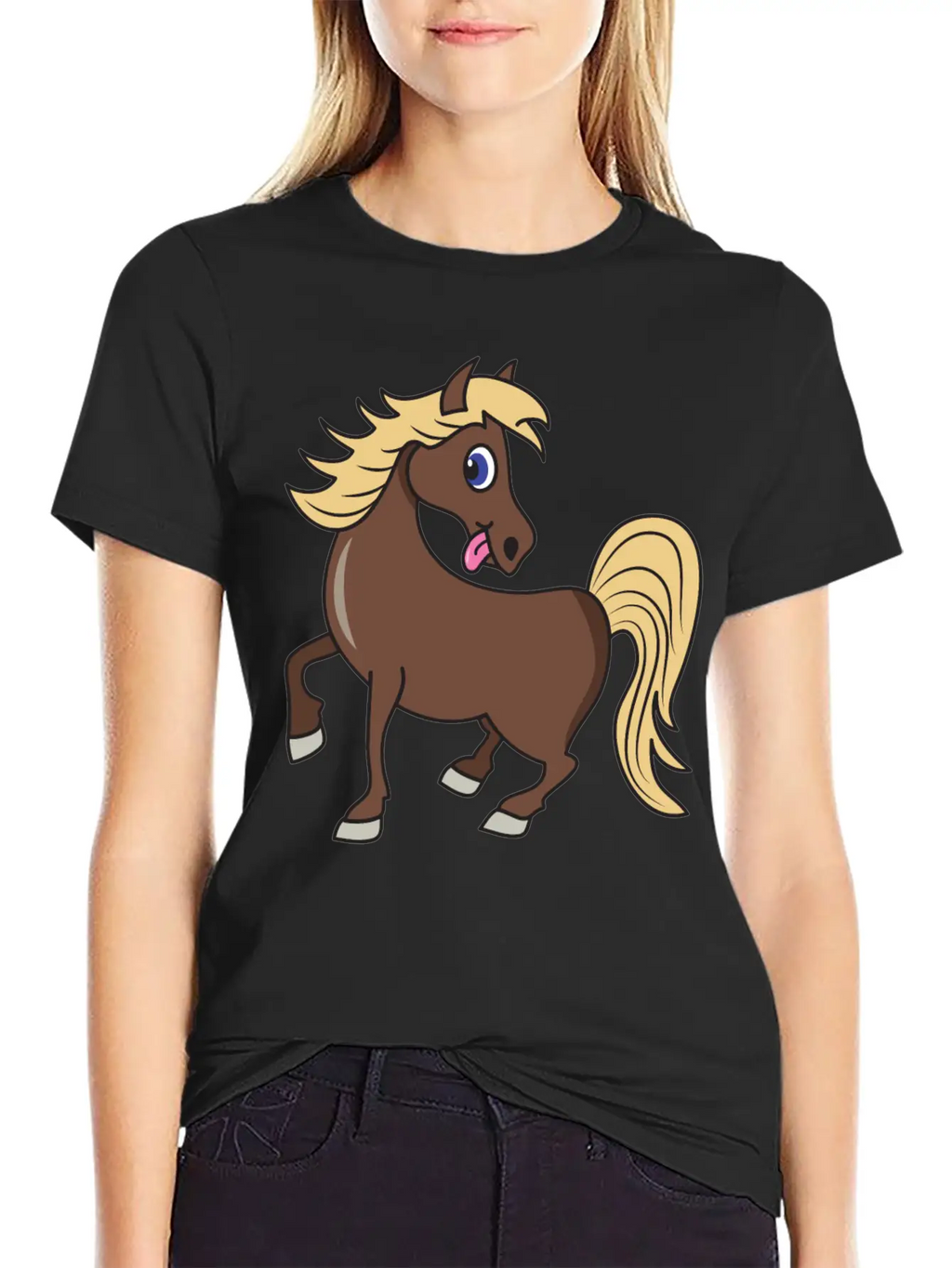 Horse Stylish Everyday T-Shirt – Unisex Basic Cotton Tee
