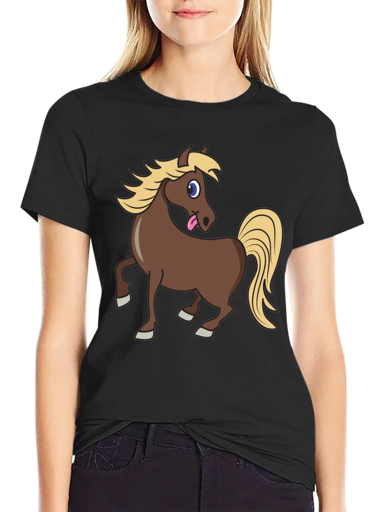 Horse Stylish Everyday T-Shirt – Unisex Basic Cotton Tee
