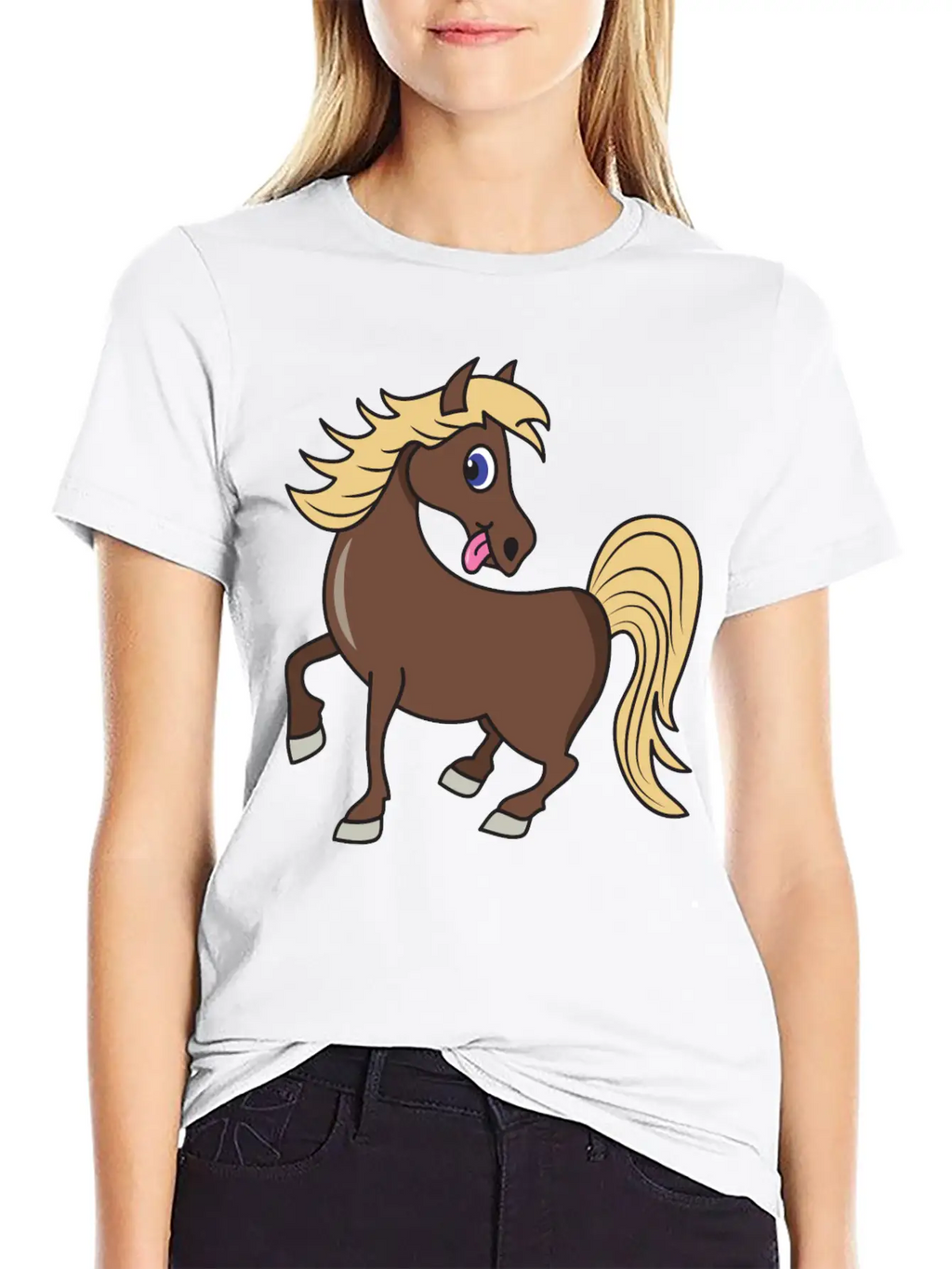 Horse Stylish Everyday T-Shirt – Unisex Basic Cotton Tee