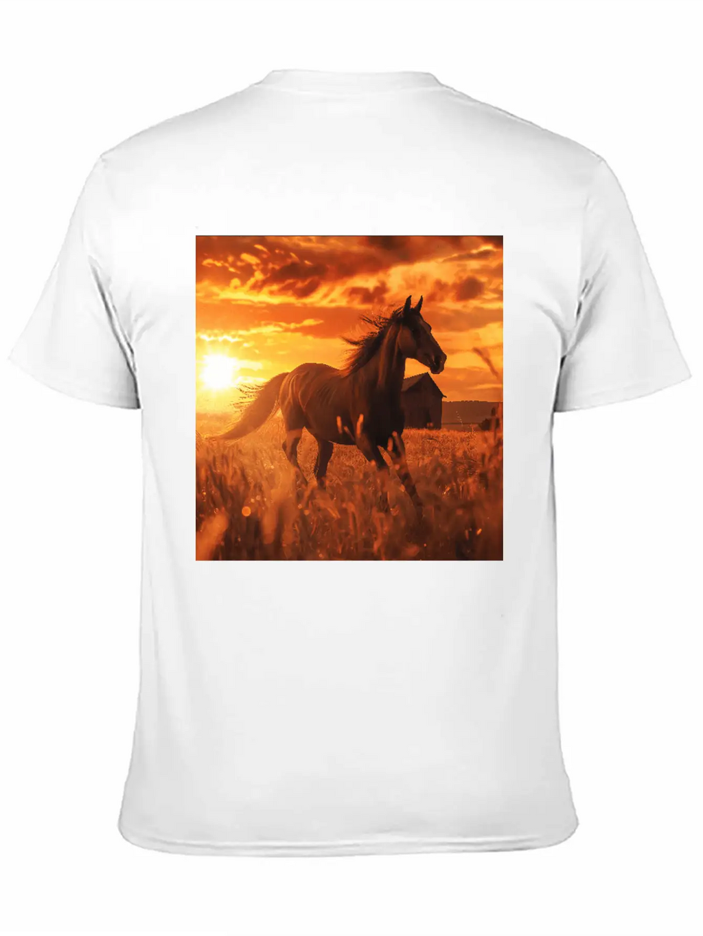 Horse Unisex Casual T-Shirt – Clean Design For Daily Comfort