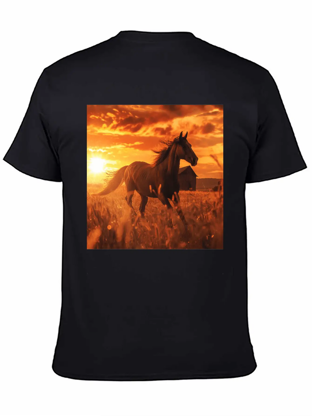Horse Unisex Casual T-Shirt – Clean Design For Daily Comfort