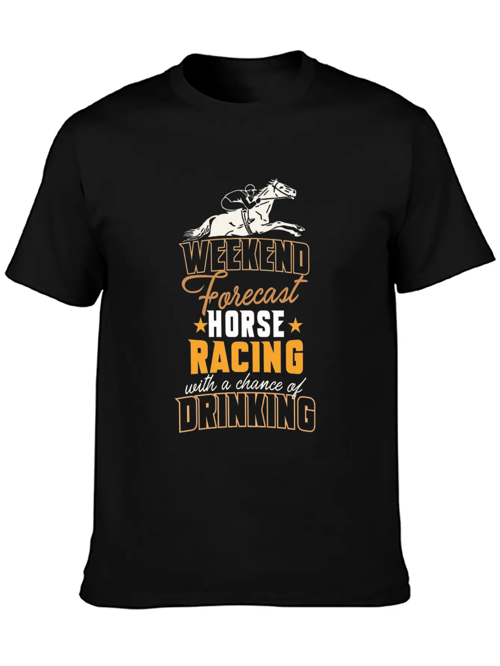 Horseback Riding Funny Horse Racing Horse Lover Unisex Casual T-Shirt – Clean Design For Daily Comfort