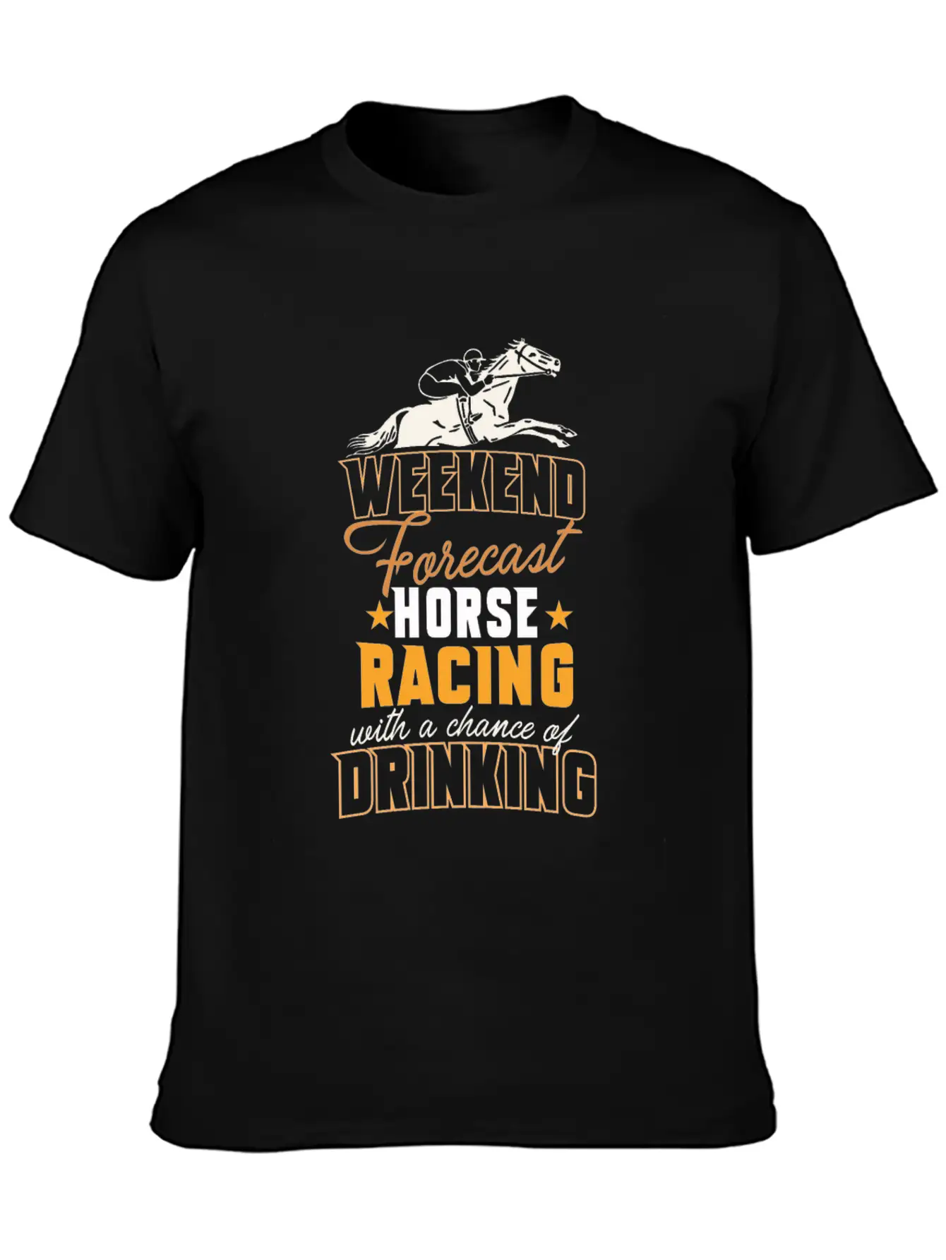 Horseback Riding Funny Horse Racing Horse Lover Unisex Casual T-Shirt – Clean Design For Daily Comfort