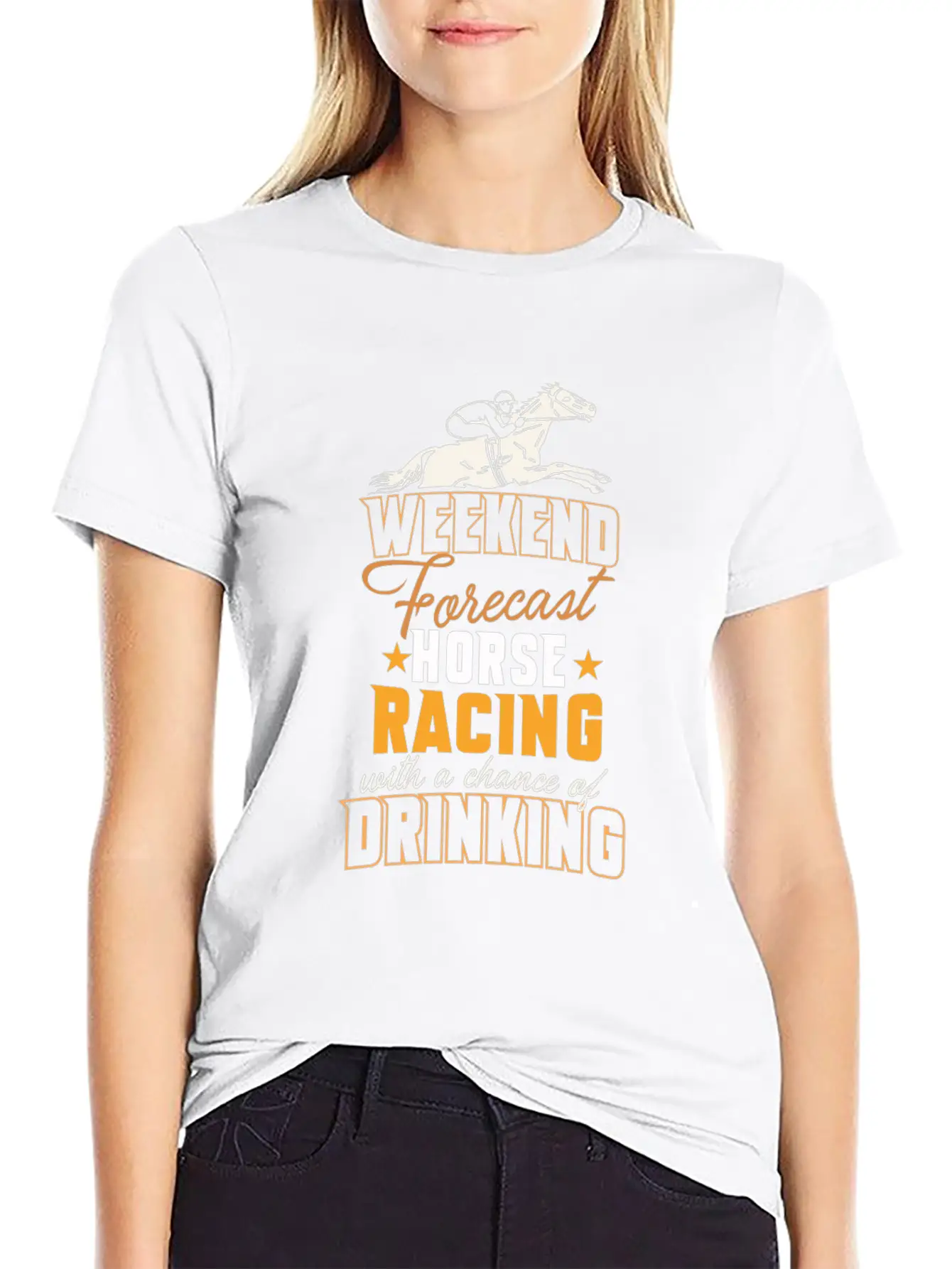 Horseback Riding Funny Horse Racing Horse Lover Unisex Casual T-Shirt – Clean Design For Daily Comfort