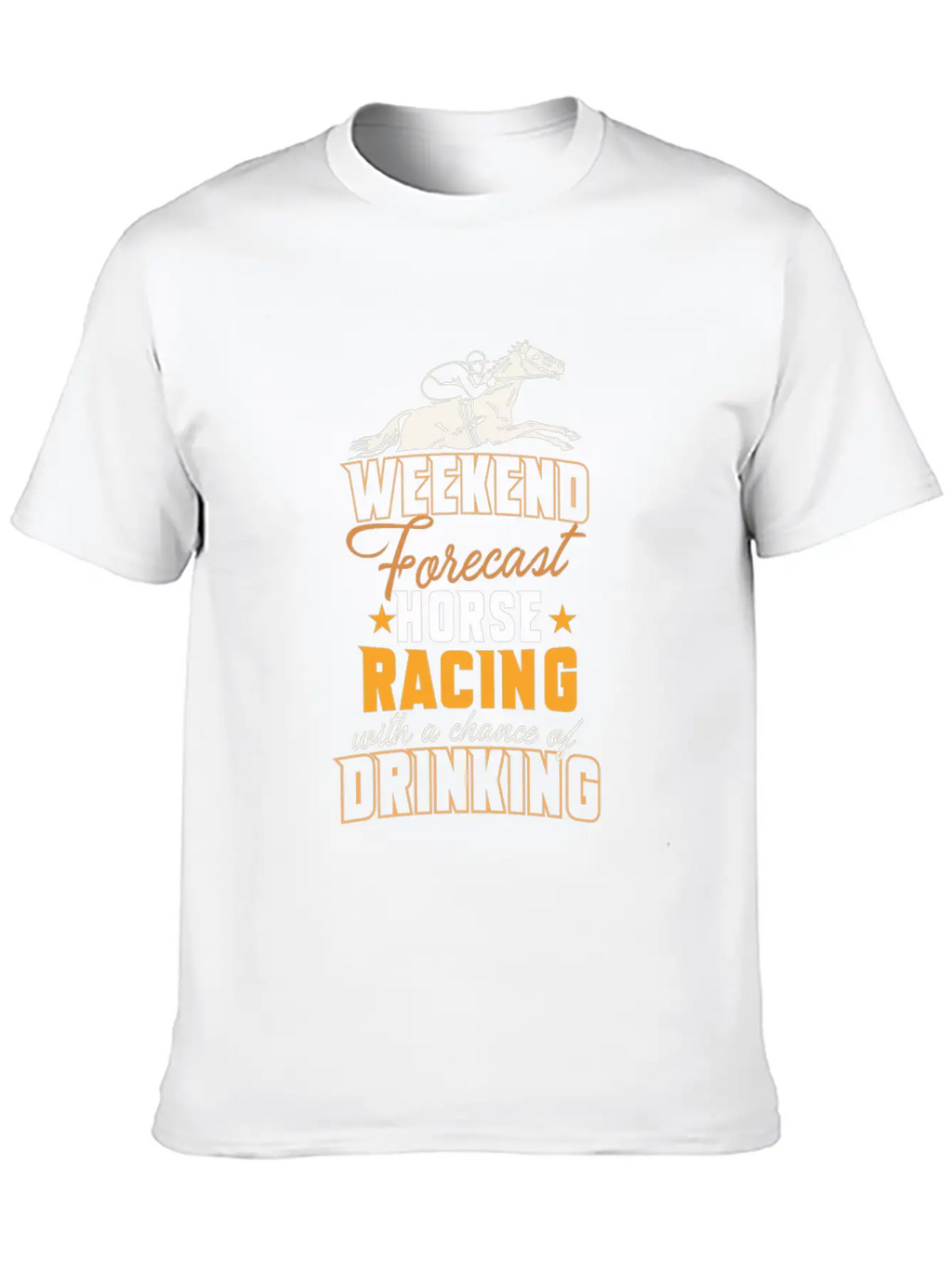 Horseback Riding Funny Horse Racing Horse Lover Unisex Casual T-Shirt – Clean Design For Daily Comfort