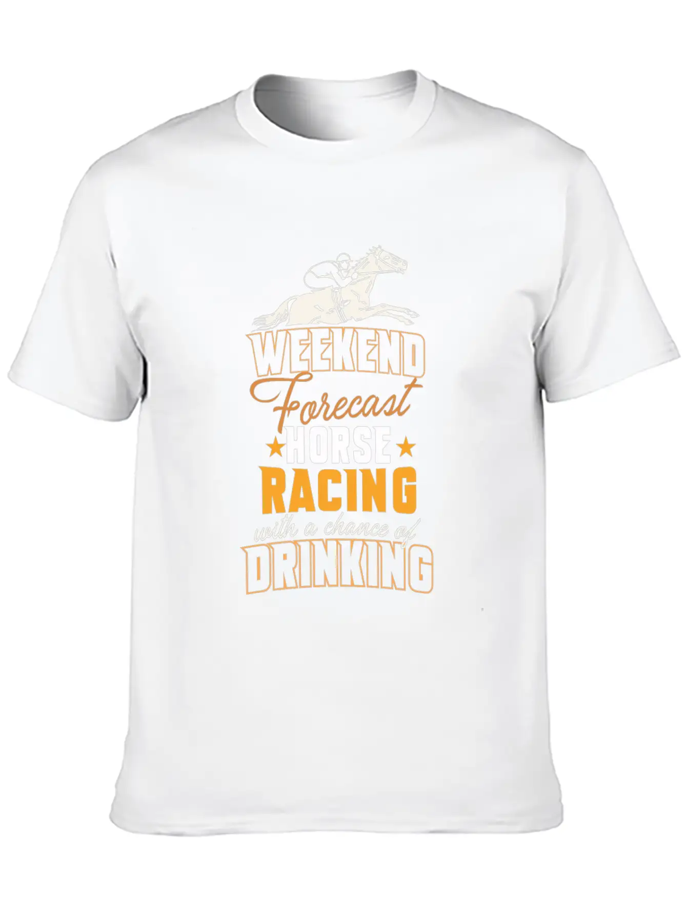 Horseback Riding Funny Horse Racing Horse Lover Unisex Casual T-Shirt – Clean Design For Daily Comfort