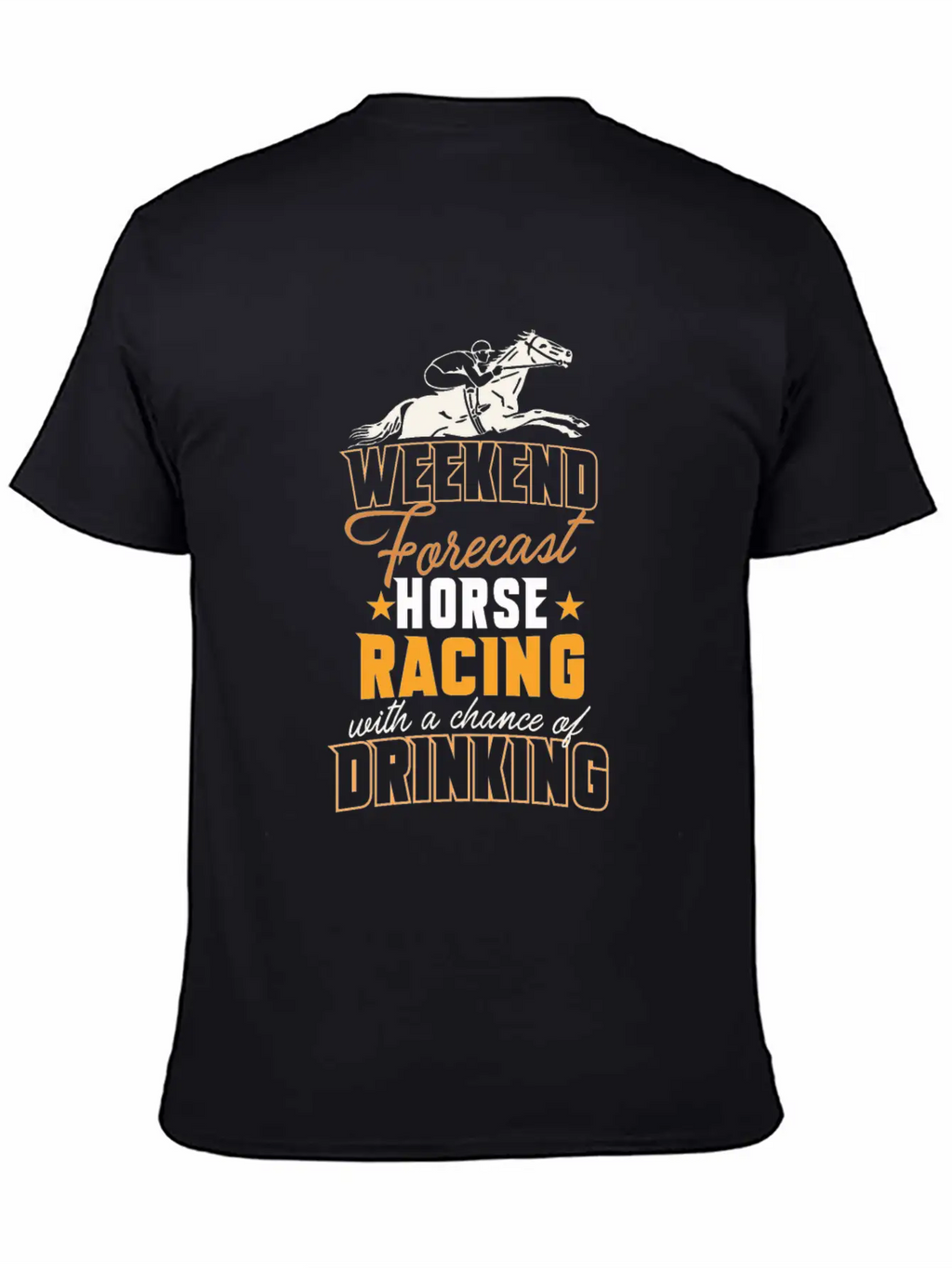 Horseback Riding Funny Horse Racing Horse Lover Unisex Casual T-Shirt – Clean Design For Daily Comfort