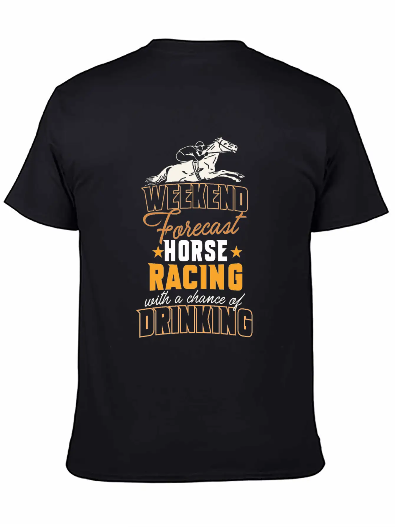 Horseback Riding Funny Horse Racing Horse Lover Unisex Casual T-Shirt – Clean Design For Daily Comfort