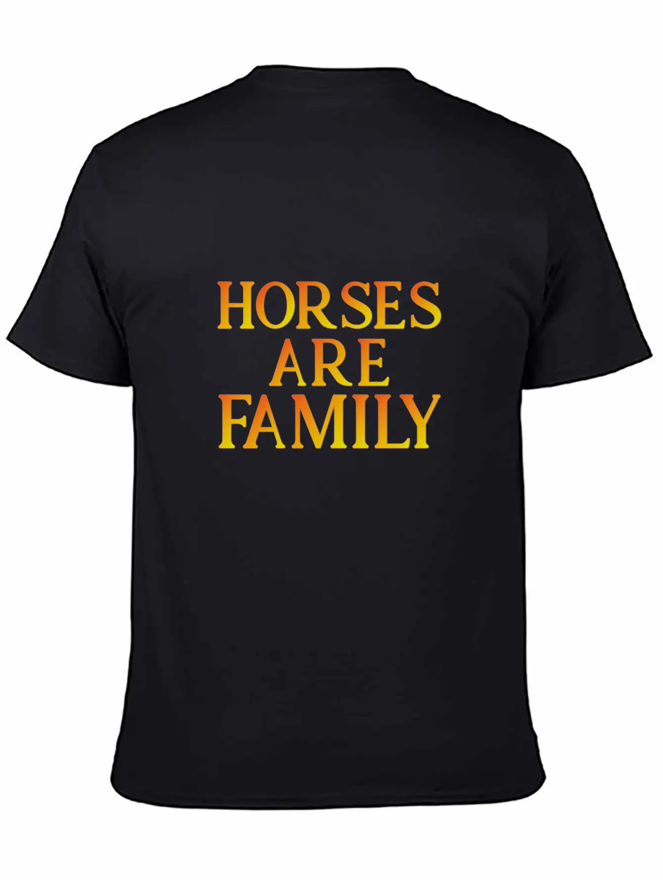 Horses Are Family 01 Unisex Casual T-Shirt – Clean Design For Daily Comfort