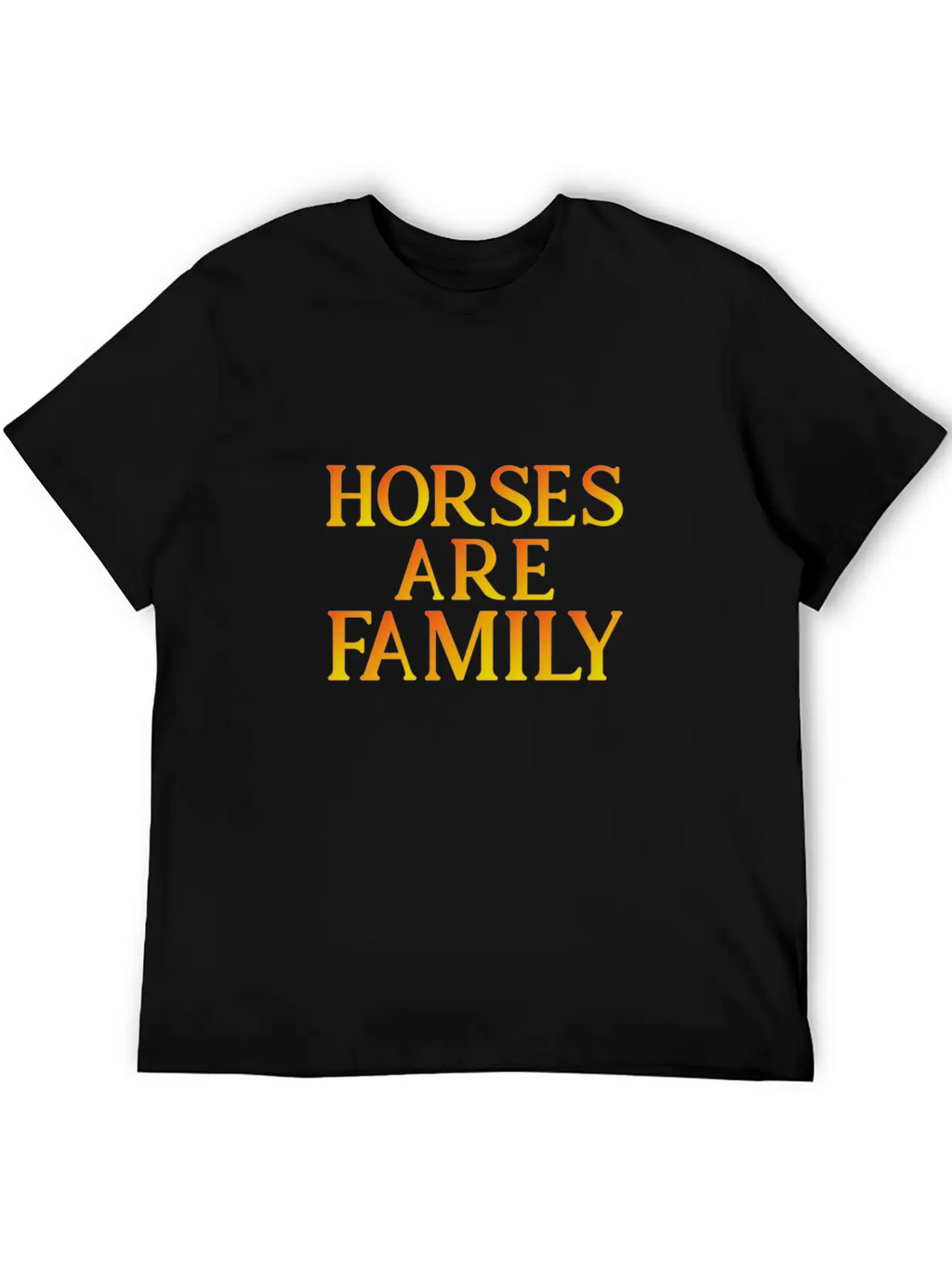 Horses Are Family 01 Unisex Casual T-Shirt – Clean Design For Daily Comfort