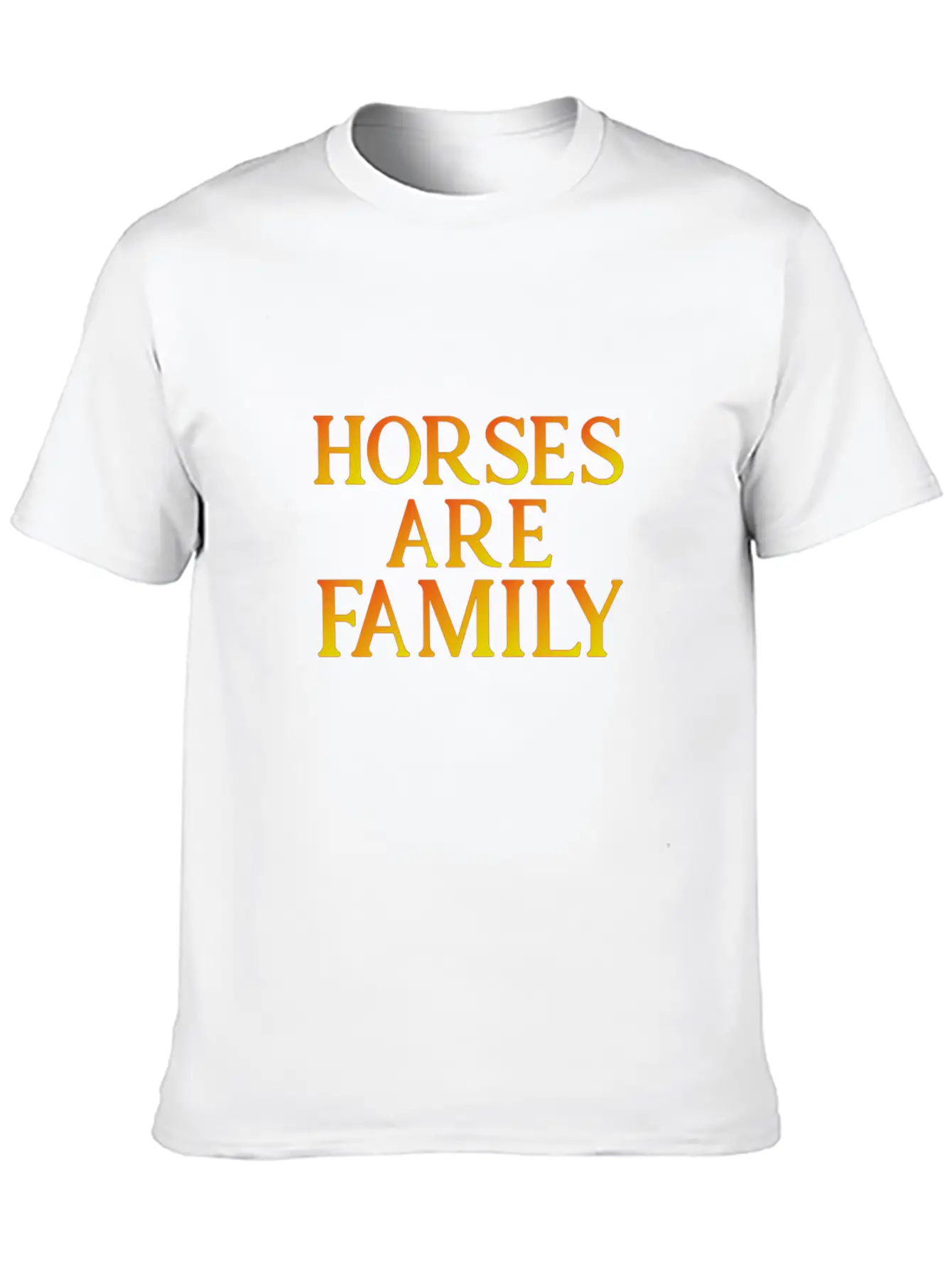Horses Are Family 01 Unisex Casual T-Shirt – Clean Design For Daily Comfort