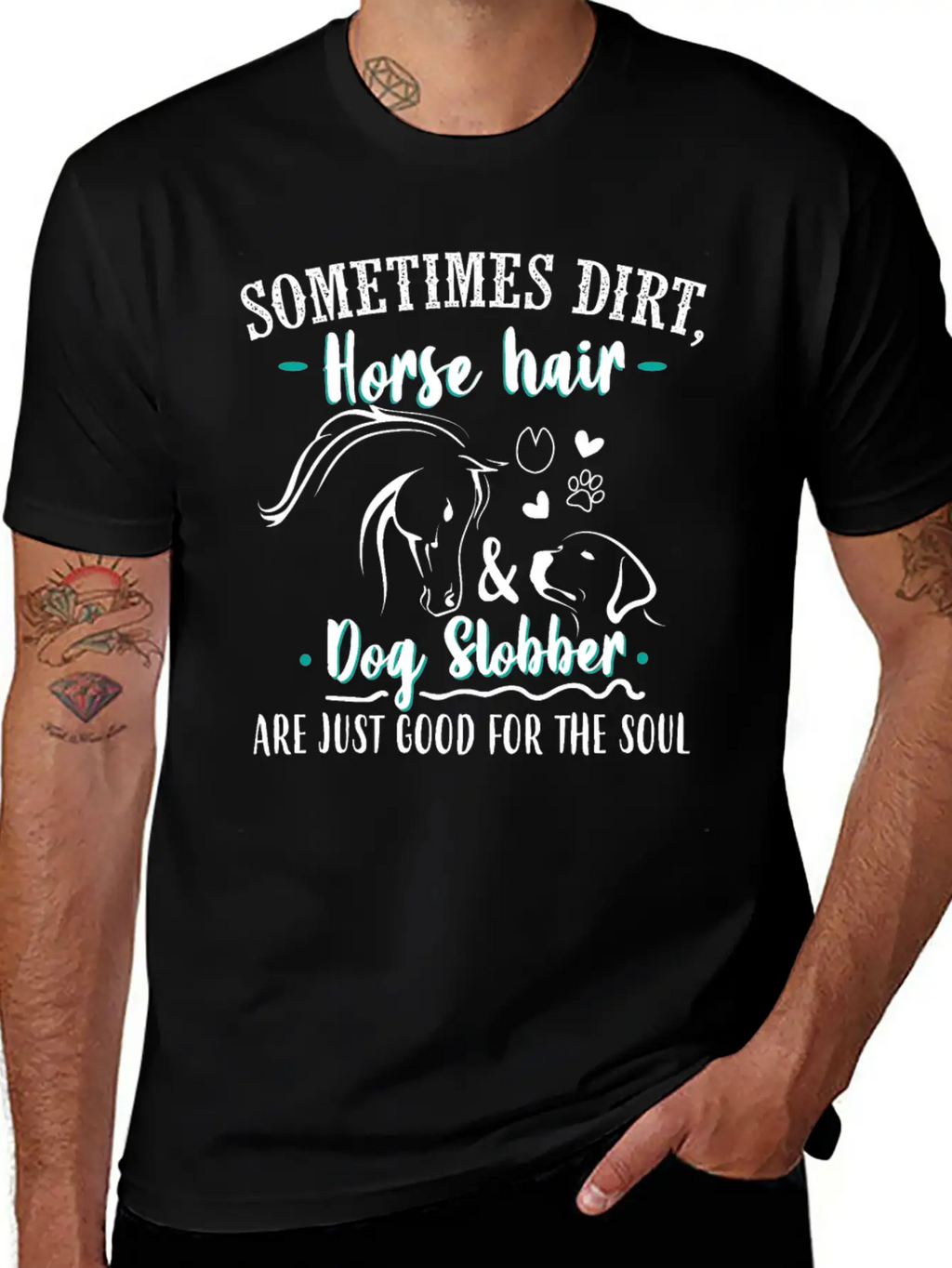 Horses Equestrian Rider Stylish Everyday T-Shirt – Unisex Basic Cotton Tee