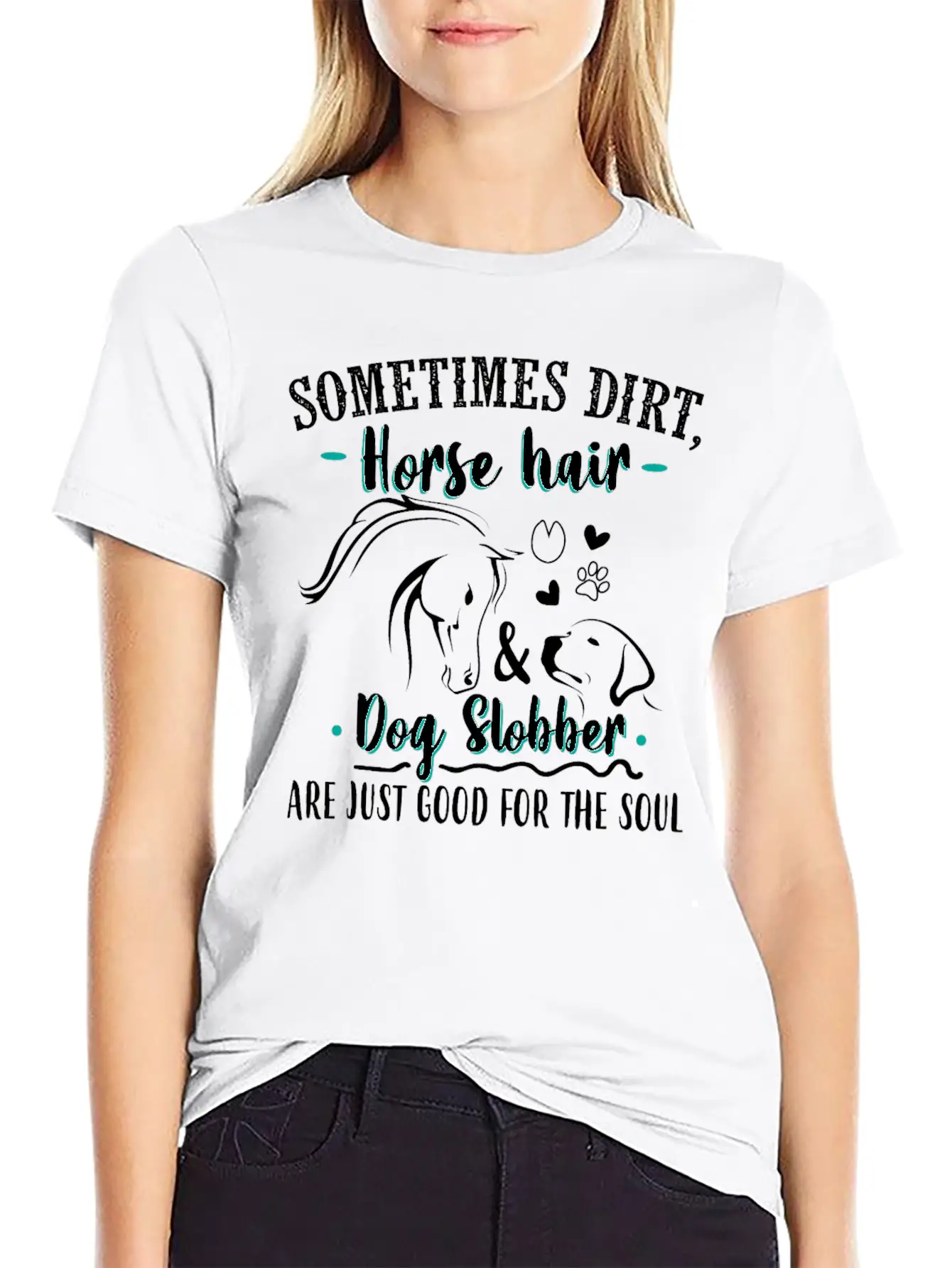 Horses Equestrian Rider Stylish Everyday T-Shirt – Unisex Basic Cotton Tee