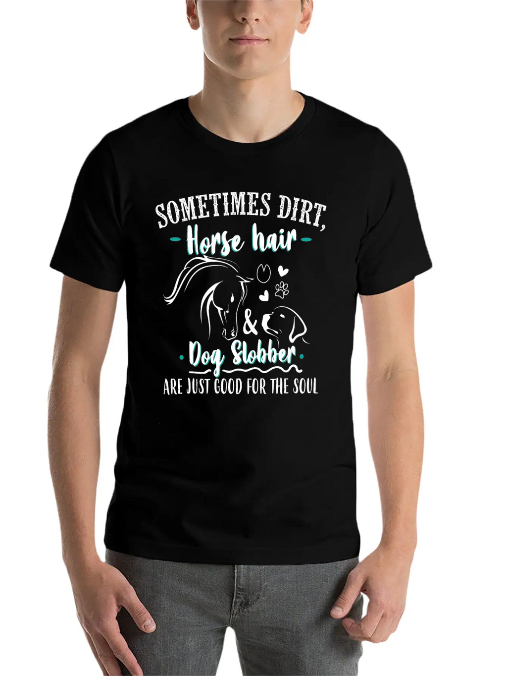 Horses Equestrian Rider Stylish Everyday T-Shirt – Unisex Basic Cotton Tee