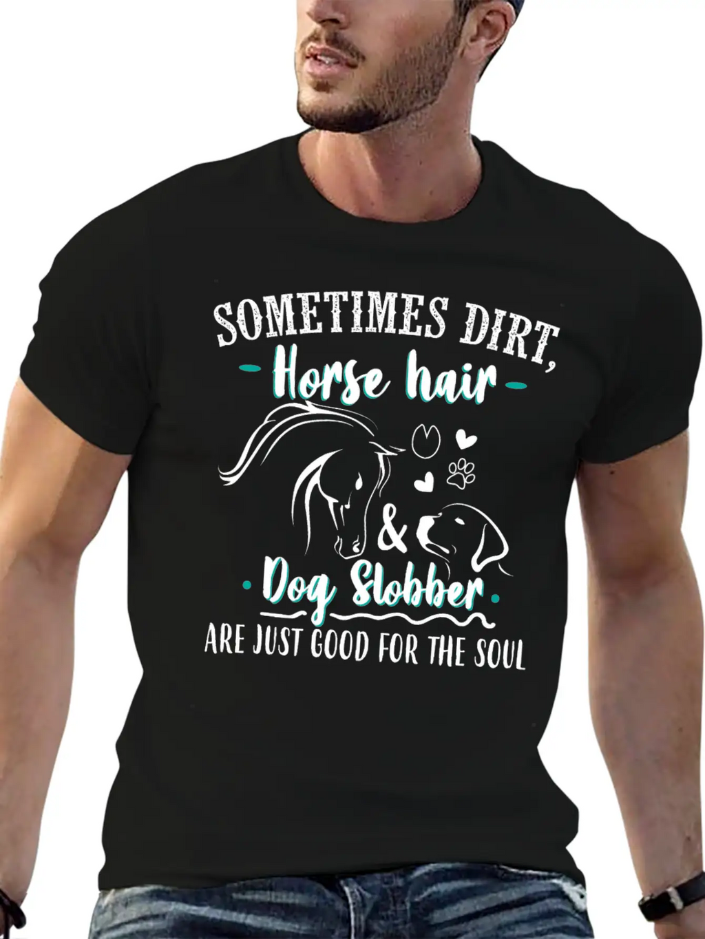 Horses Equestrian Rider Stylish Everyday T-Shirt – Unisex Basic Cotton Tee